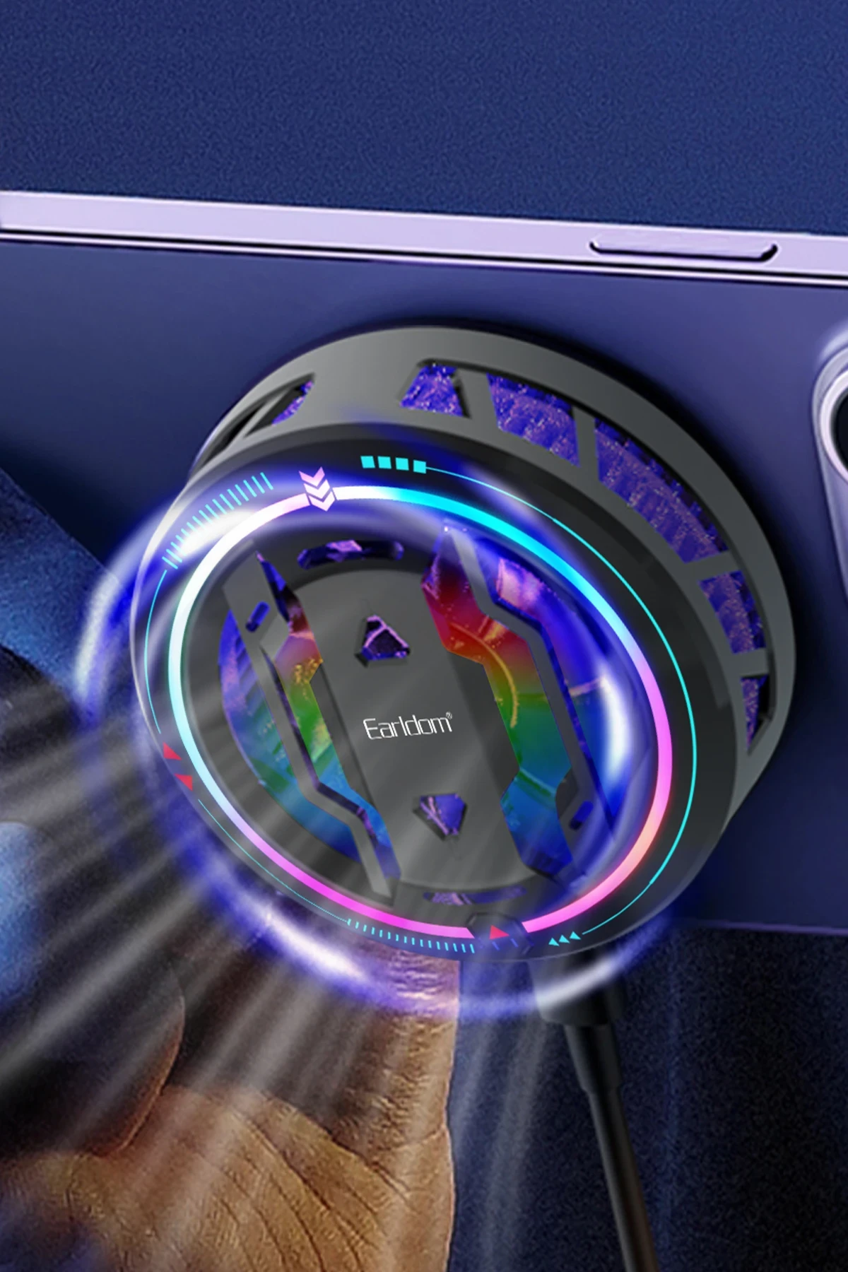 Earldom F21 RGB Radyatör Telefon Soğutucu Fan
