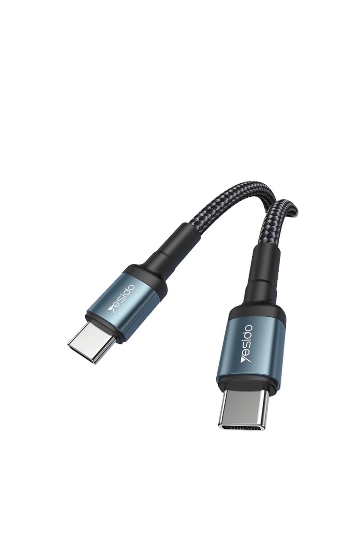 Yesido CA78 1.2M 60W Hasırlı Type-C to Type-C PD Hızlı Şarj Kablosu