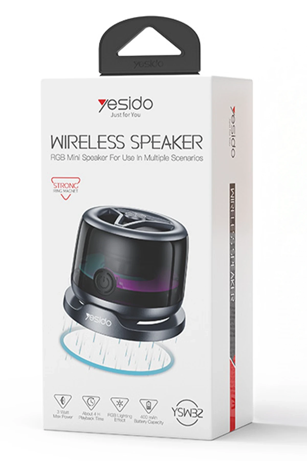 Yesido YSW32 BT 5.3 RGB Manyetik Özellikli Mini Kablosuz Hoparlör