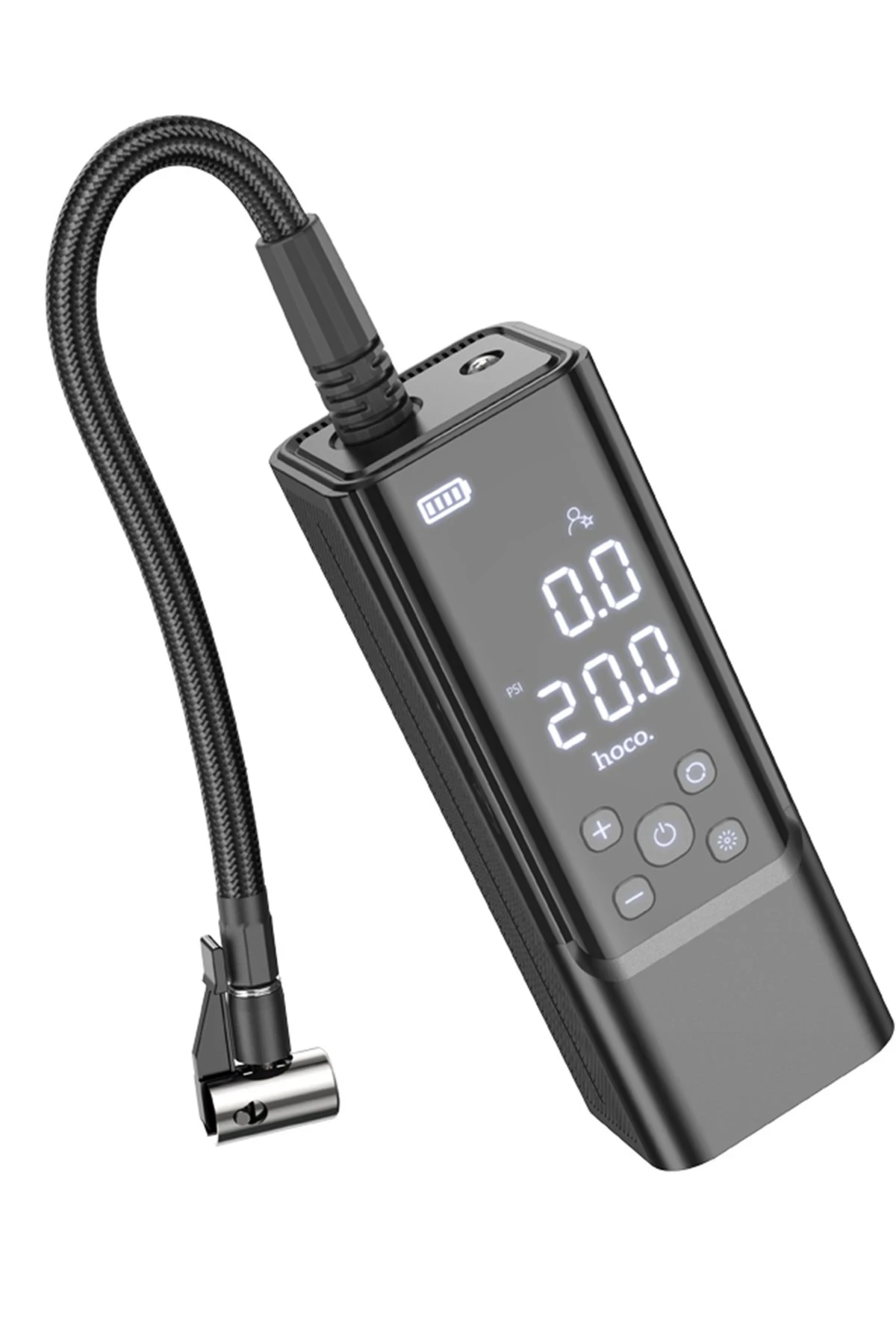 Hoco. ZP7 Çok Fonksiyonlu Dijital Göstergeli 5.000 mAh Bataryalı Akıllı Kablosuz Hava Kompresörü