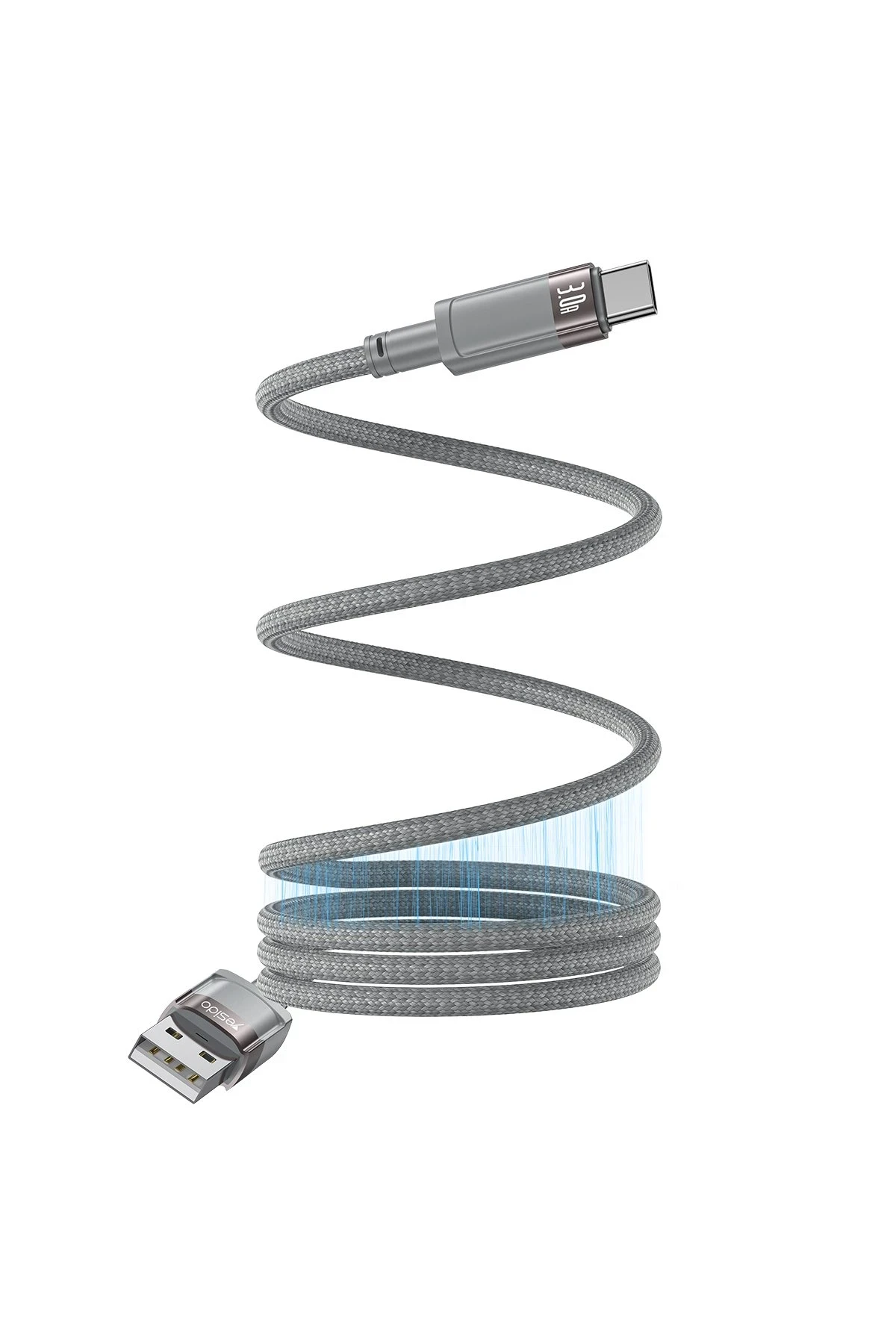 Yesido CA173 1M 60W USB to Type-C Manyetik Katlanma Özellikli PD Hızlı Şarj Kablosu
