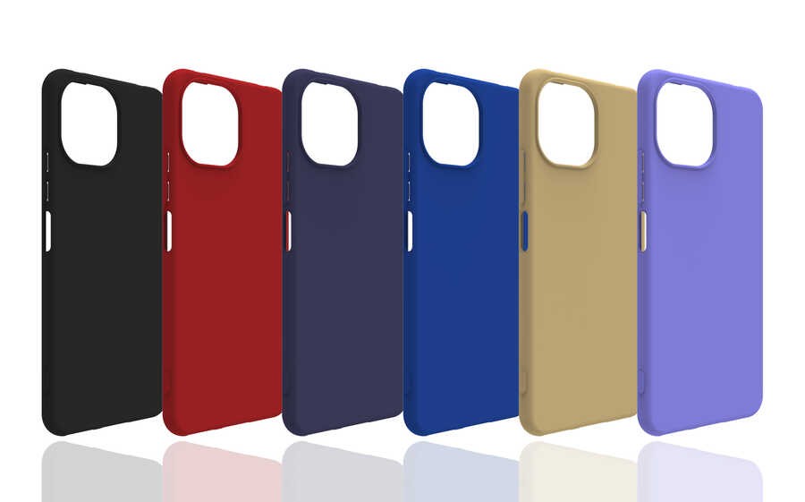 Xiaomi Mi 11 Lite Kılıf Zore Biye Silikon