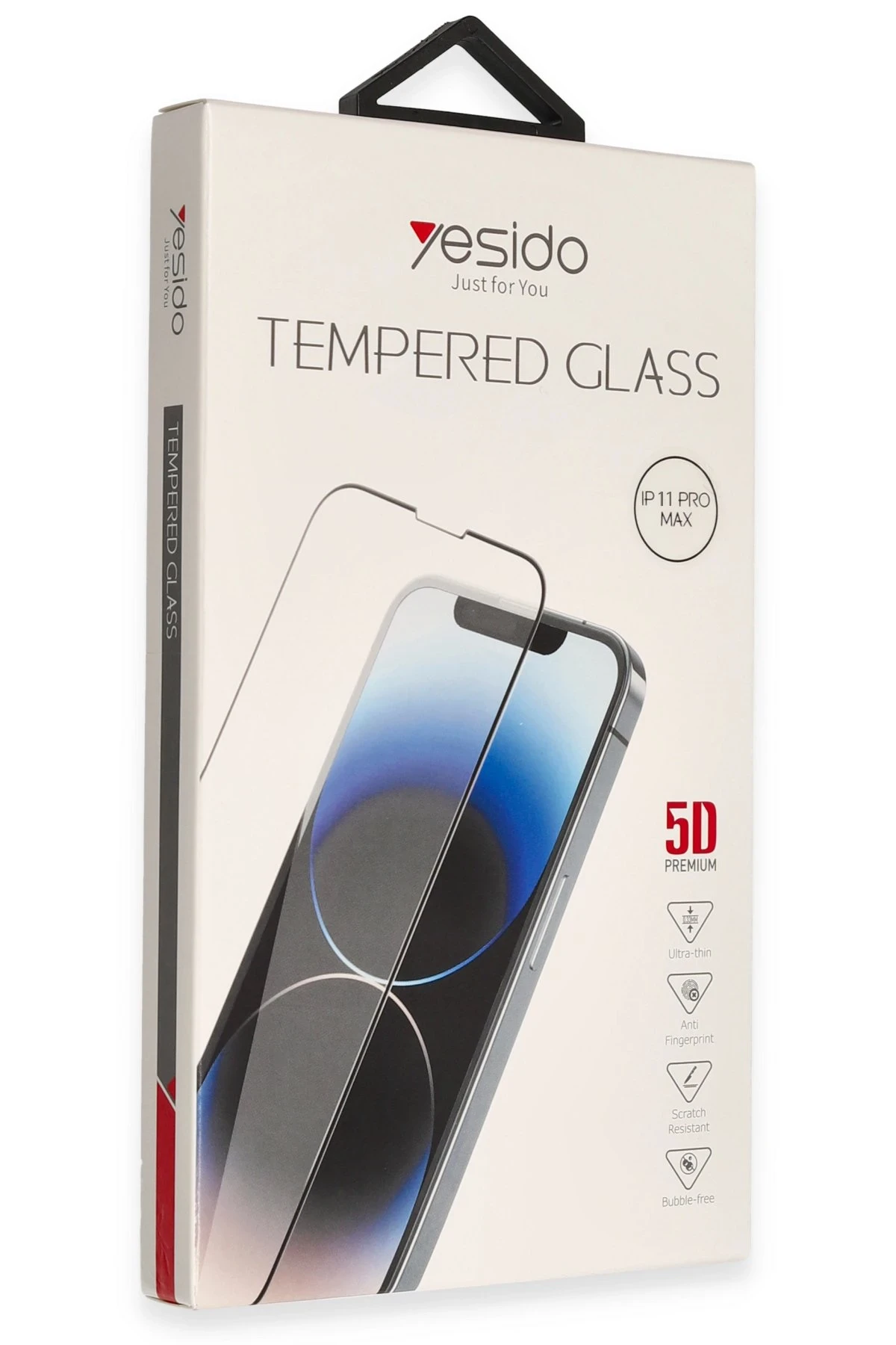 Yesido iPhone 11 Pro Max TG12 5D Cam Ekran Koruyucu