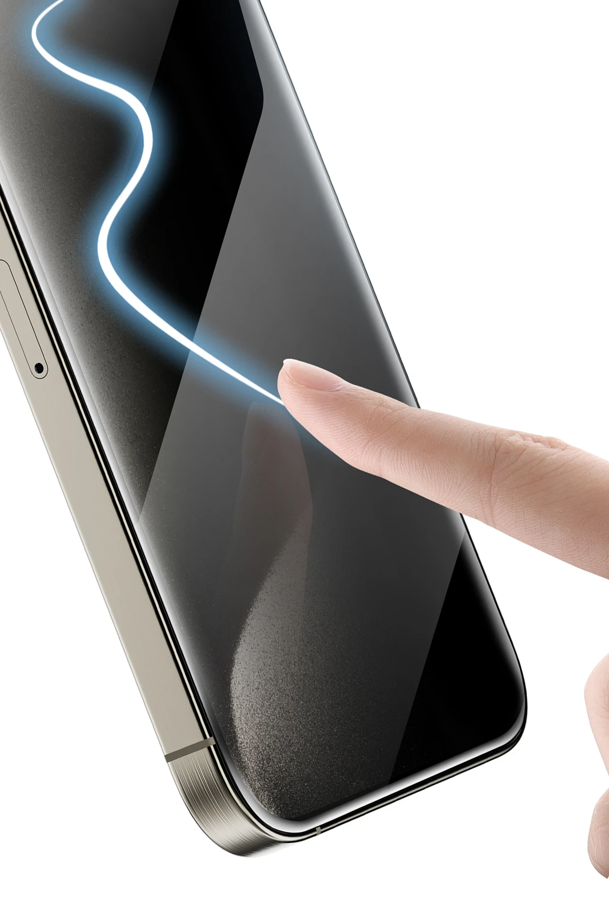 Keephone iPhone 16 UltraCurve Privacy 3D Cam Ekran Koruyucu