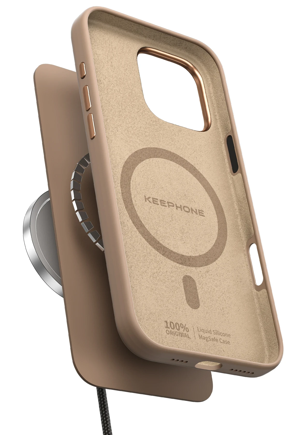 Keephone iPhone 16 Pro Max Rosana Silikon Kılıf