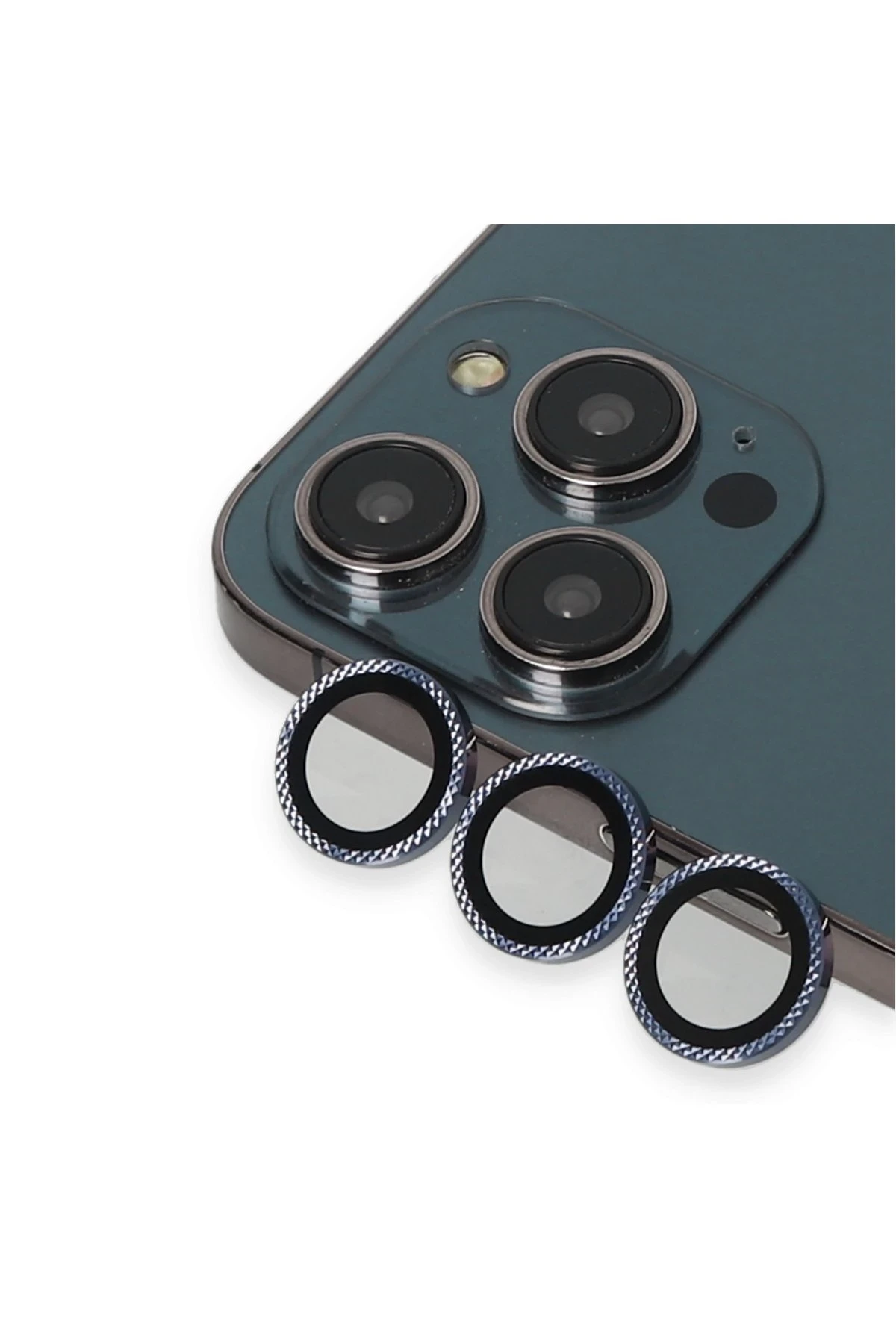 URR iPhone 15 Pro Max Rhomb Snakeskin AR Kamera Lens Koruyucu