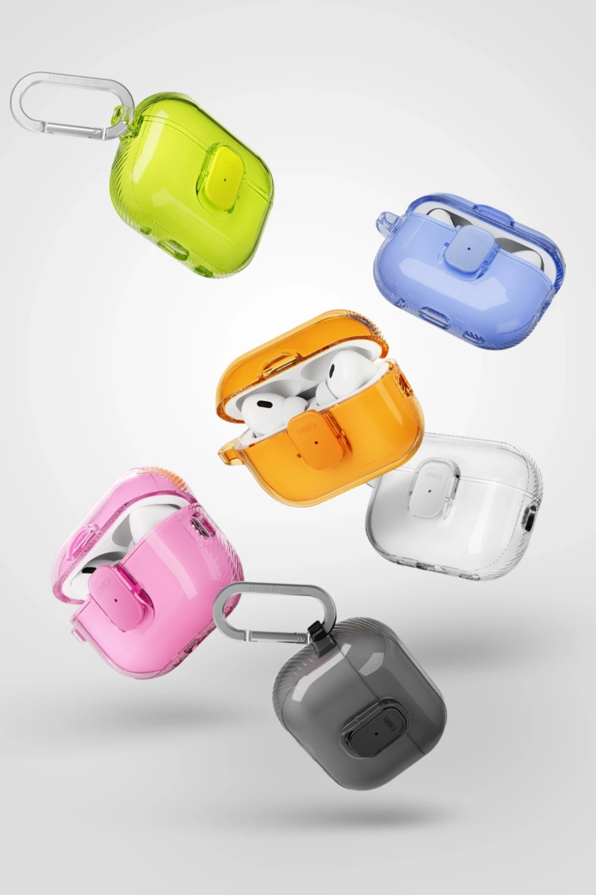 Uniq Airpods 4 (4.nesil) Glase Pro Kilitli Kılıf
