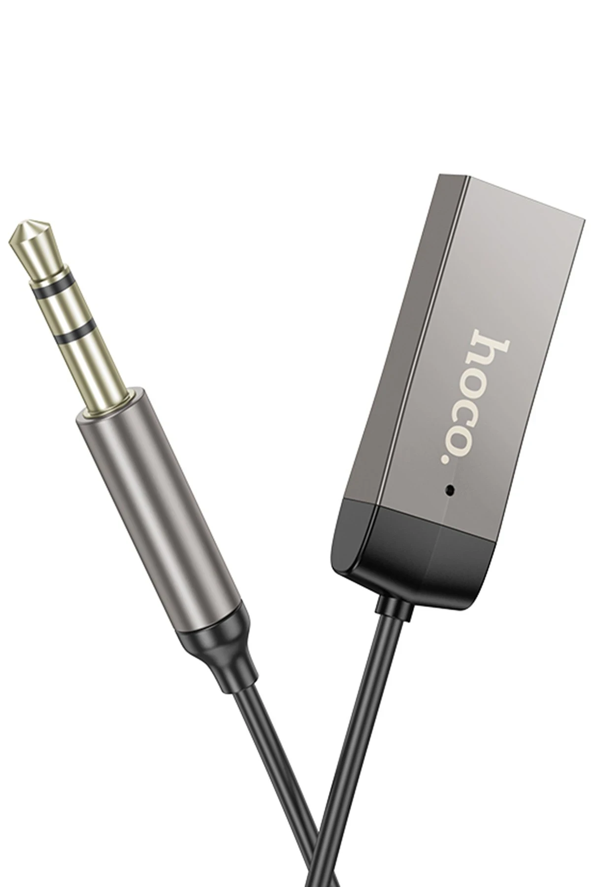 Hoco. E78 Tak Çalıştır BT Alıcılı 3.5mm Esnek Aux Kablo
