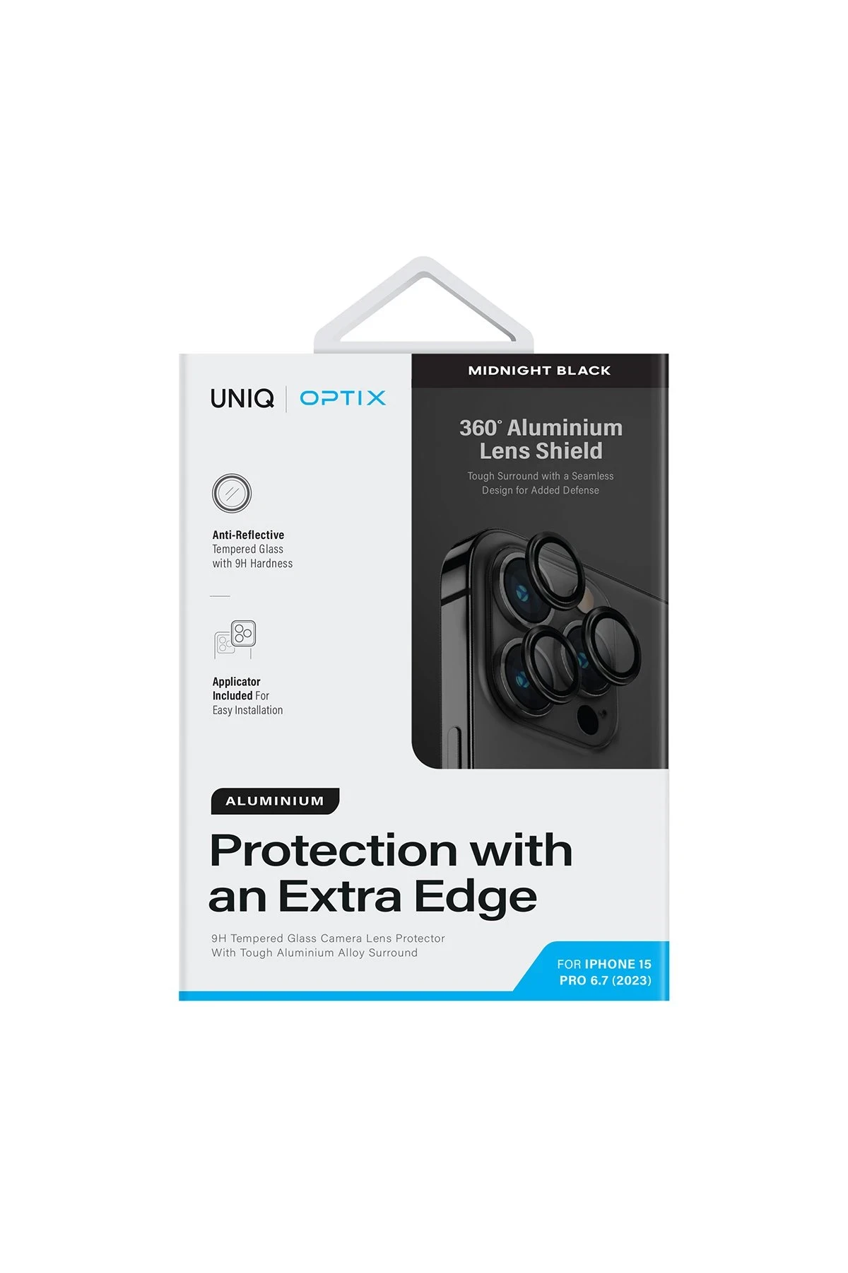 Uniq iPhone 15 Pro Max Optix Alüminyum Kamera Lens Koruyucu