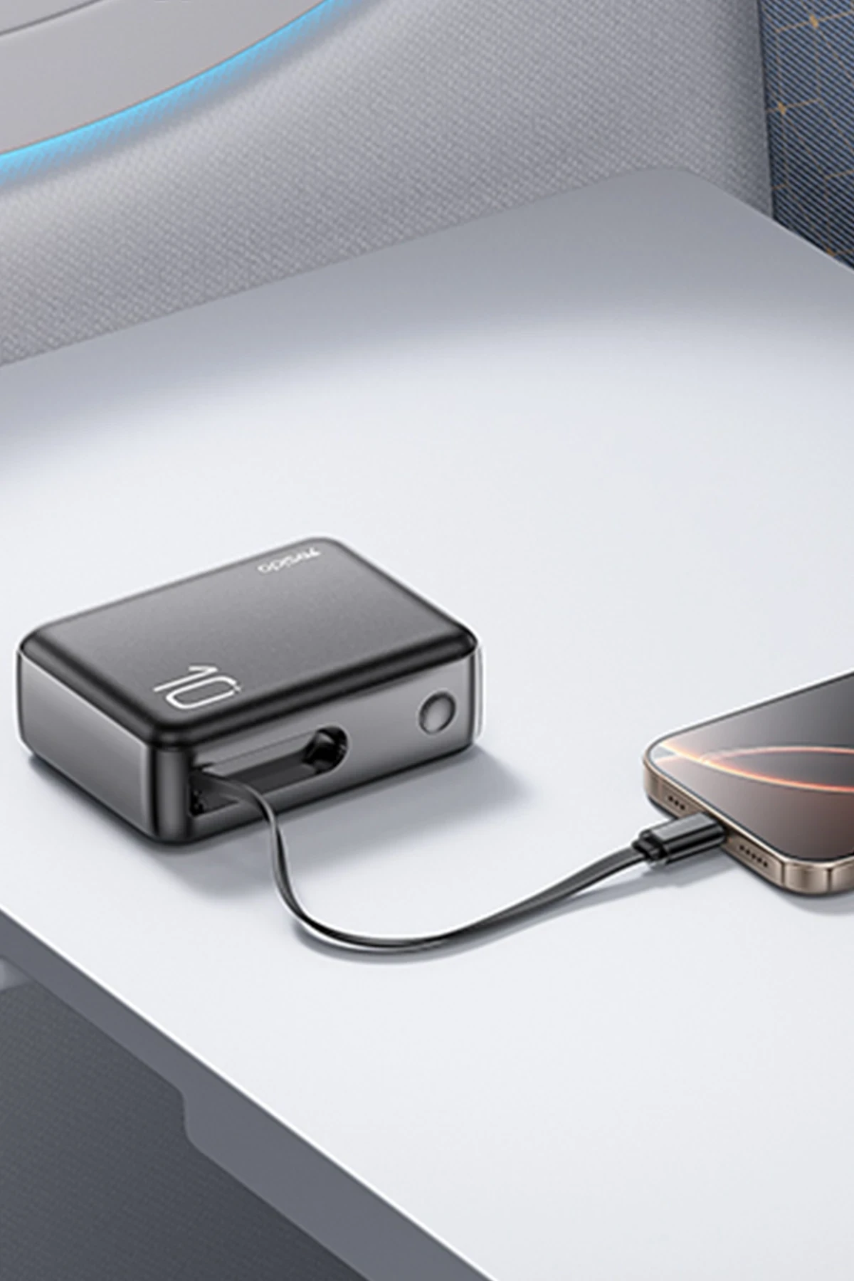 Yesido YP70 Dijital Göstergeli 10.000 mAh 3in1 22.5W PD Hızlı Şarj Powerbank