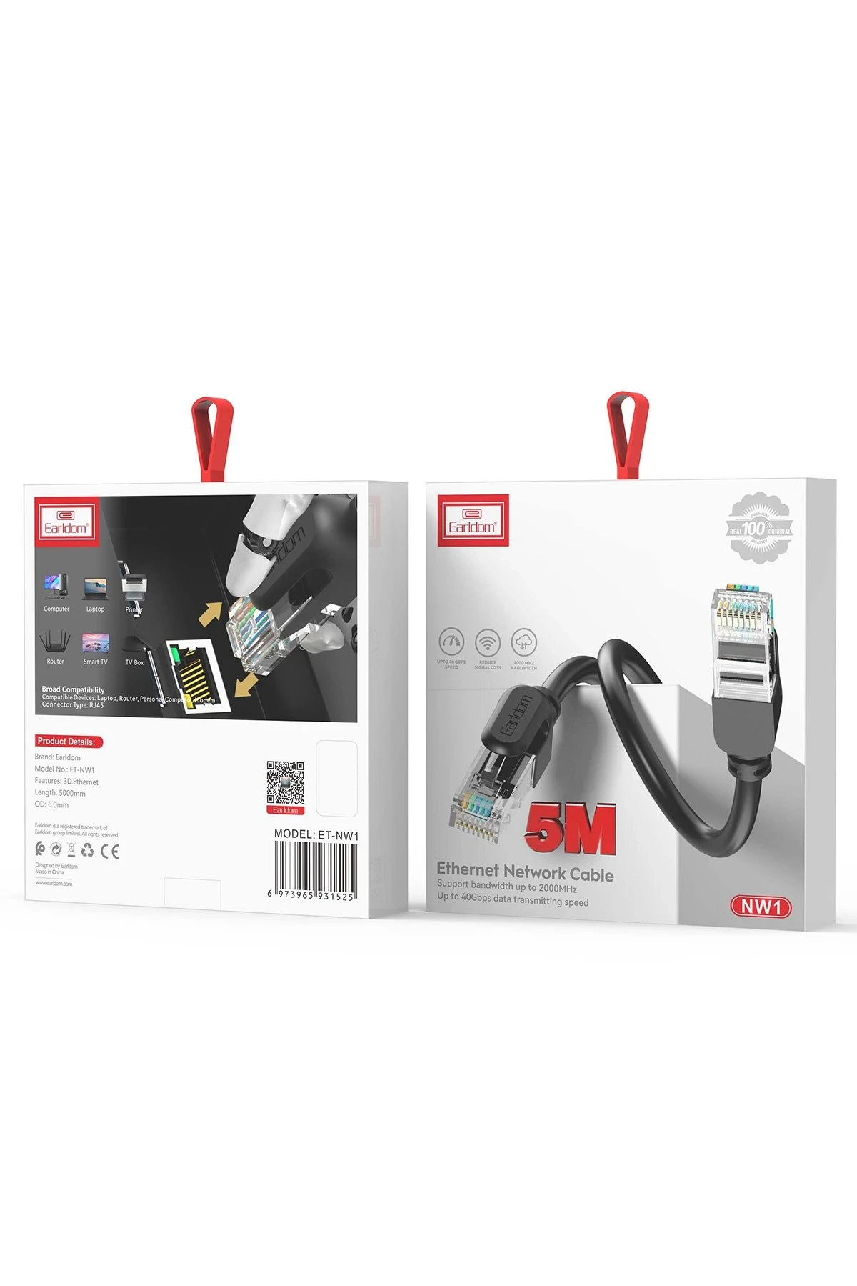 Earldom NW1 5M Cat 6 Ethernet Network Kablosu