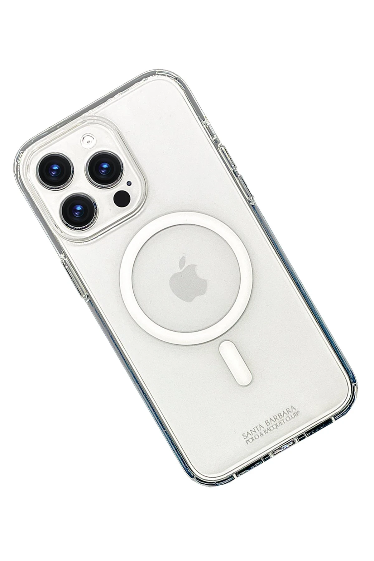 Santa Barbara Polo Racquet Club iPhone 15 Pro Max Gleen Magsafe Şeffaf Kapak