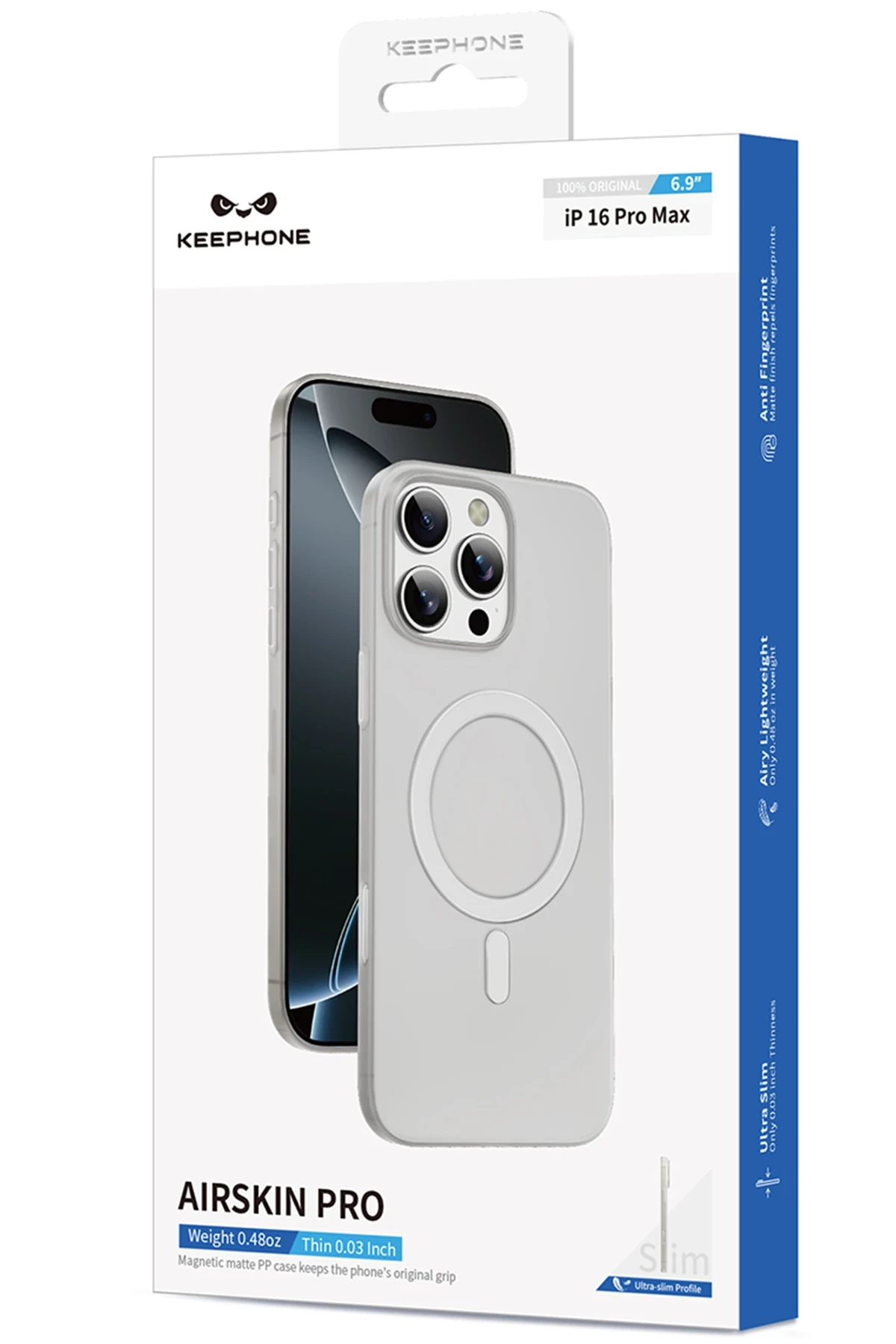 Keephone iPhone 16 Pro Max AirSkin Pro Magsafe Kılıf