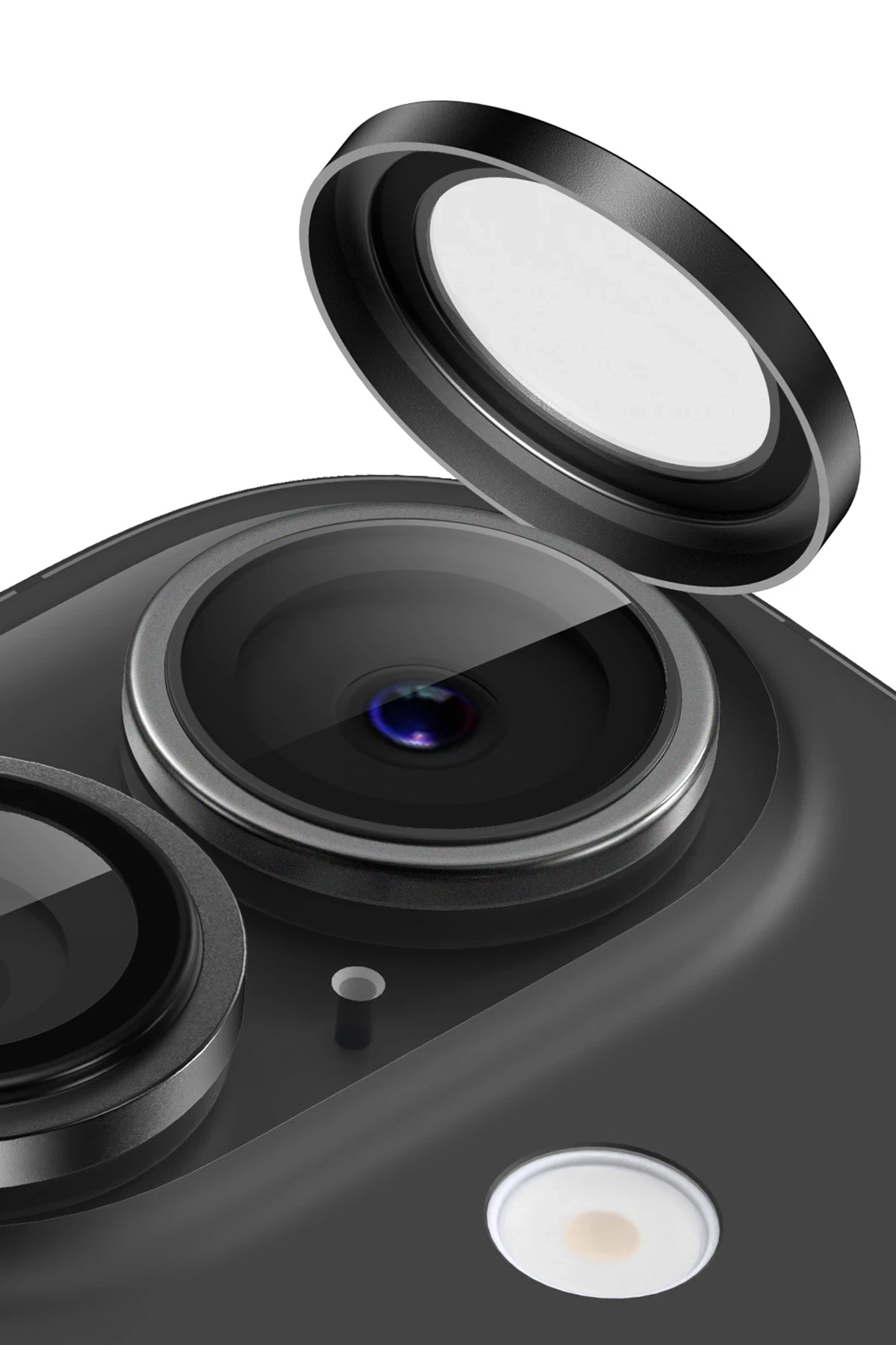 Keephone iPhone 16 Capital Alüminyum AR Kamera Lens Koruyucu