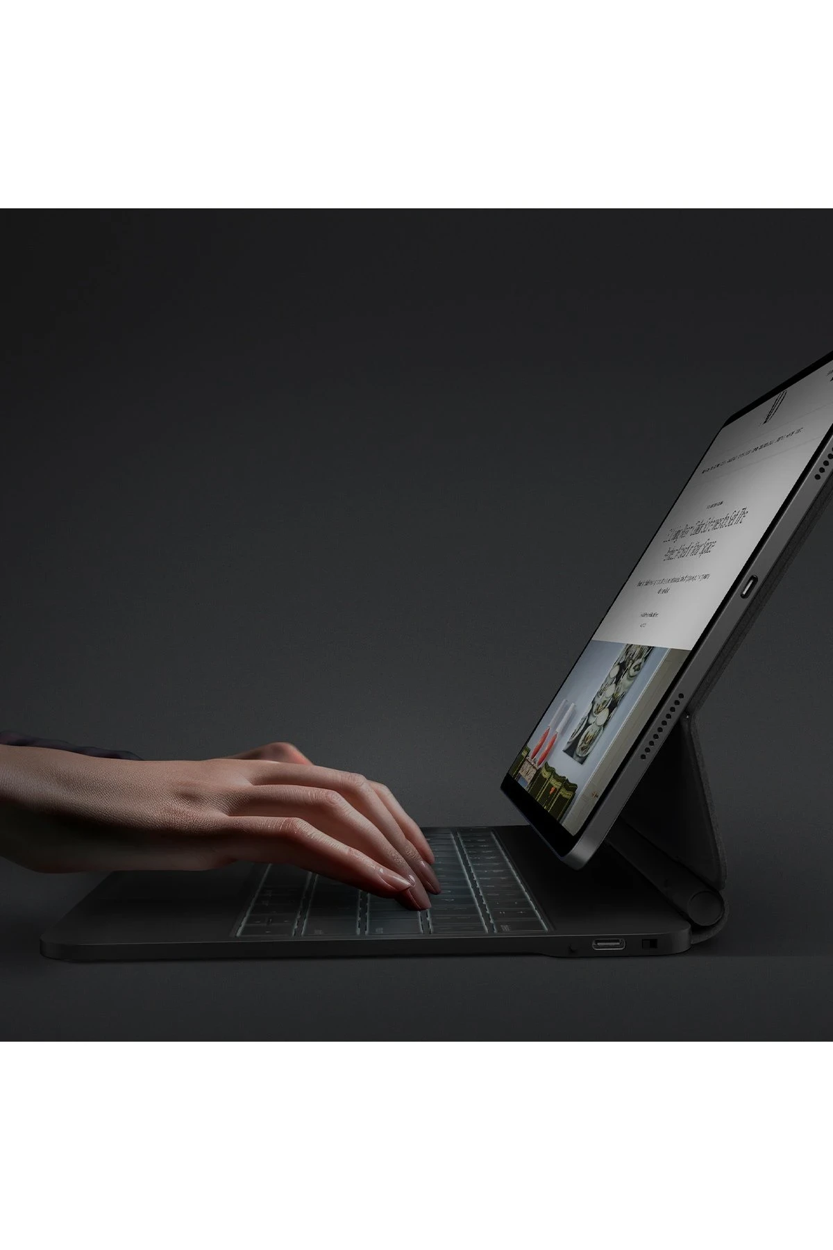 Uniq iPad Pro 11 (2022) Venno Manyetik Klavyeli Tablet Kılıfı