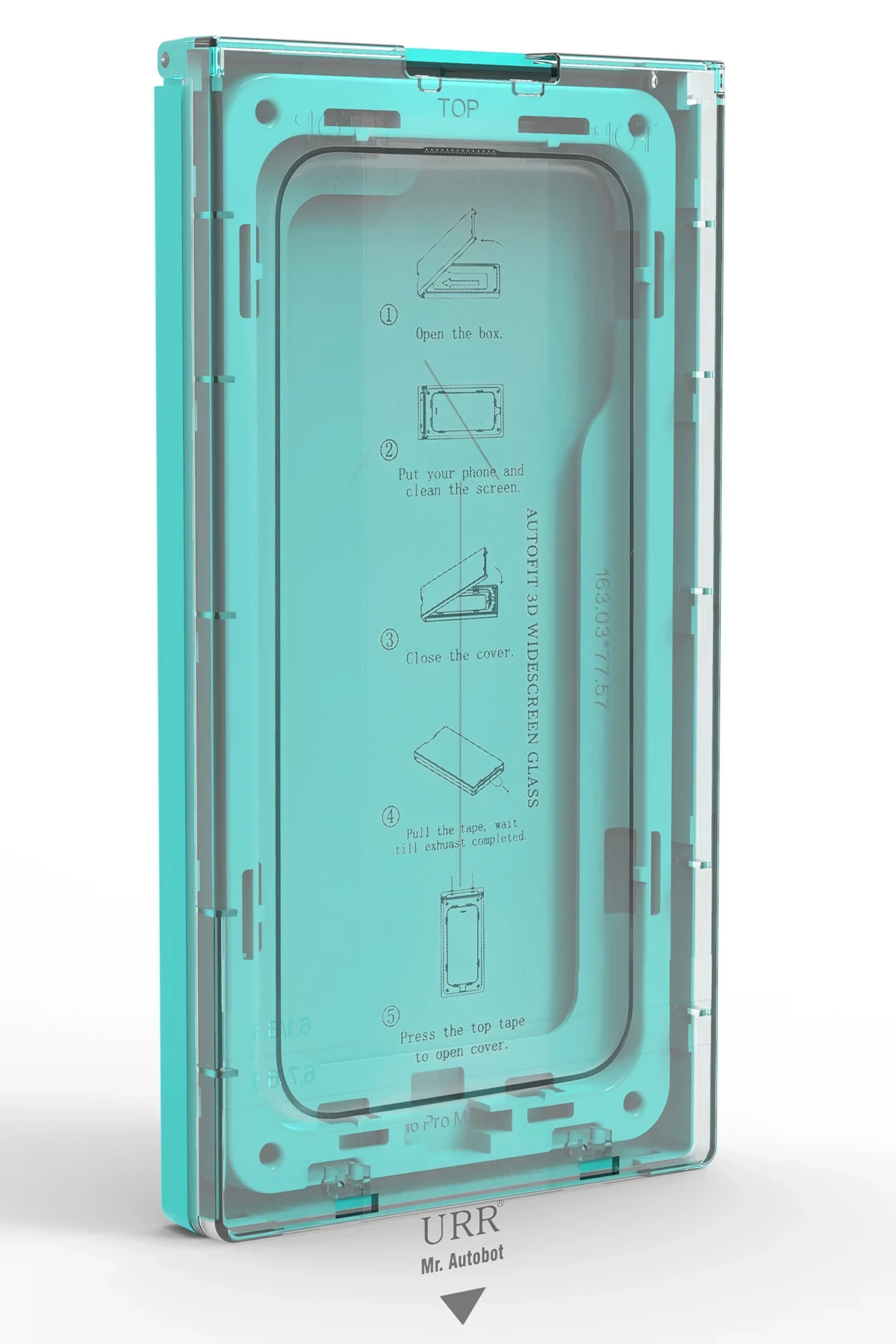 URR iPhone 15 Pro Max AutoFit 3D WideScreen Cam Ekran Koruyucu