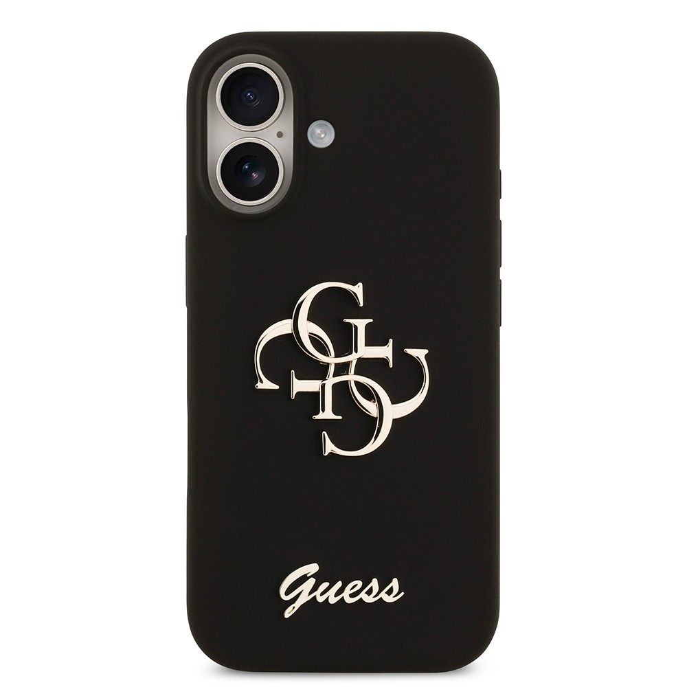 Apple iPhone 17 Kılıf Guess Orjinal Lisanslı Grained Yazı Logolu Kapak