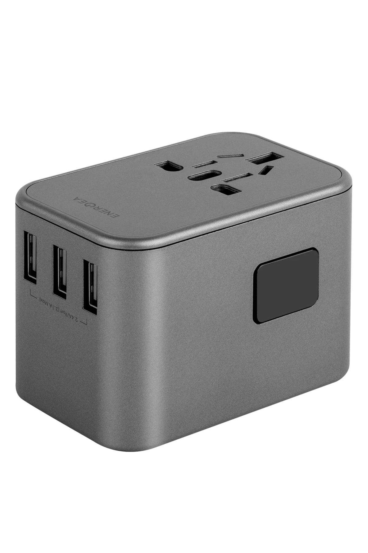 Energea TravelWorld 35 Universal 1 Adet 35W Type-C 1 Adet 15W Type-C ve 3 Adet 12W USB Çıkışlı PD Hızlı Şarj Aleti