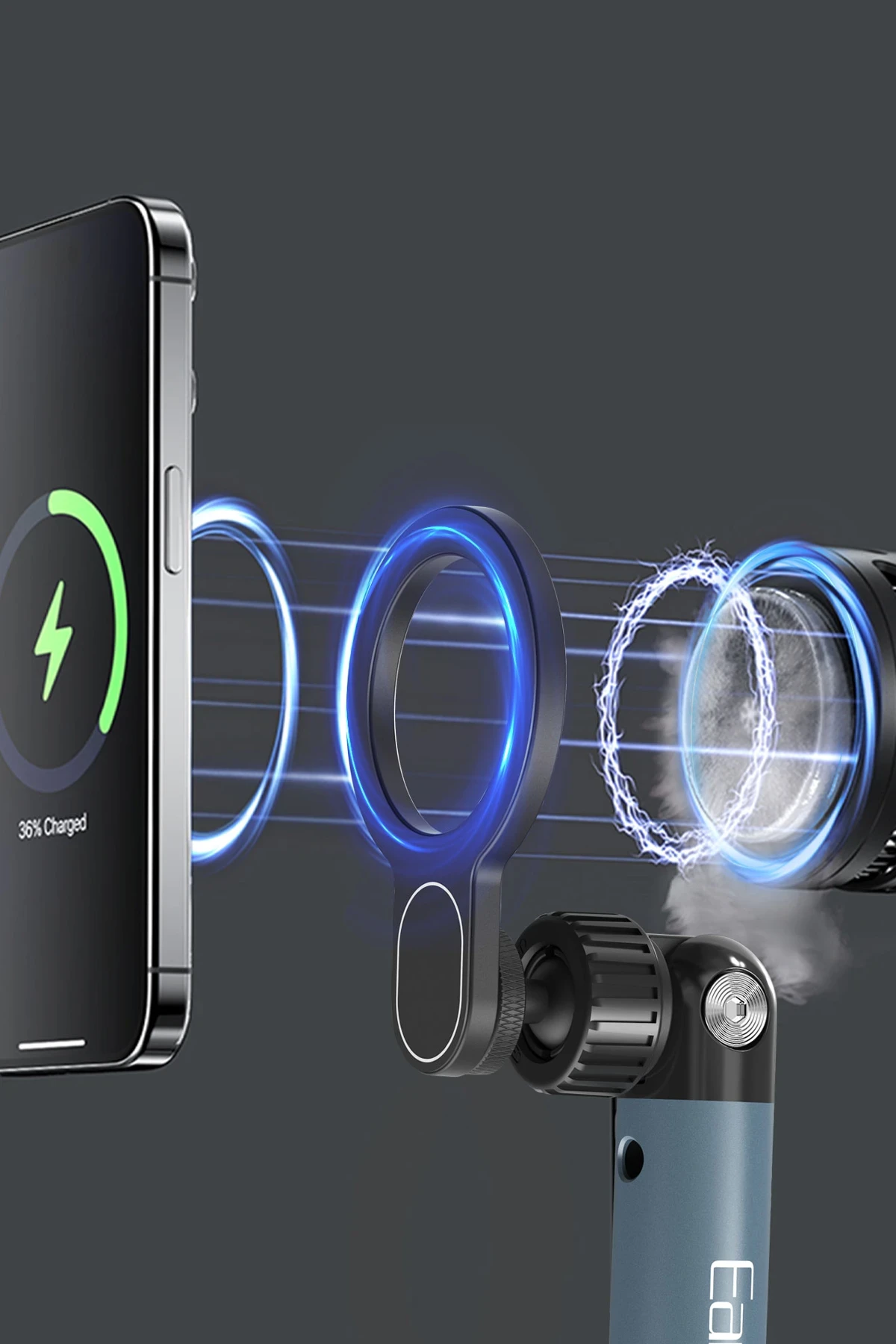 Earldom EH300 2in1 Ayarlanabilir Katlanabilir Masaüstü Manyetik Telefon Tutucu