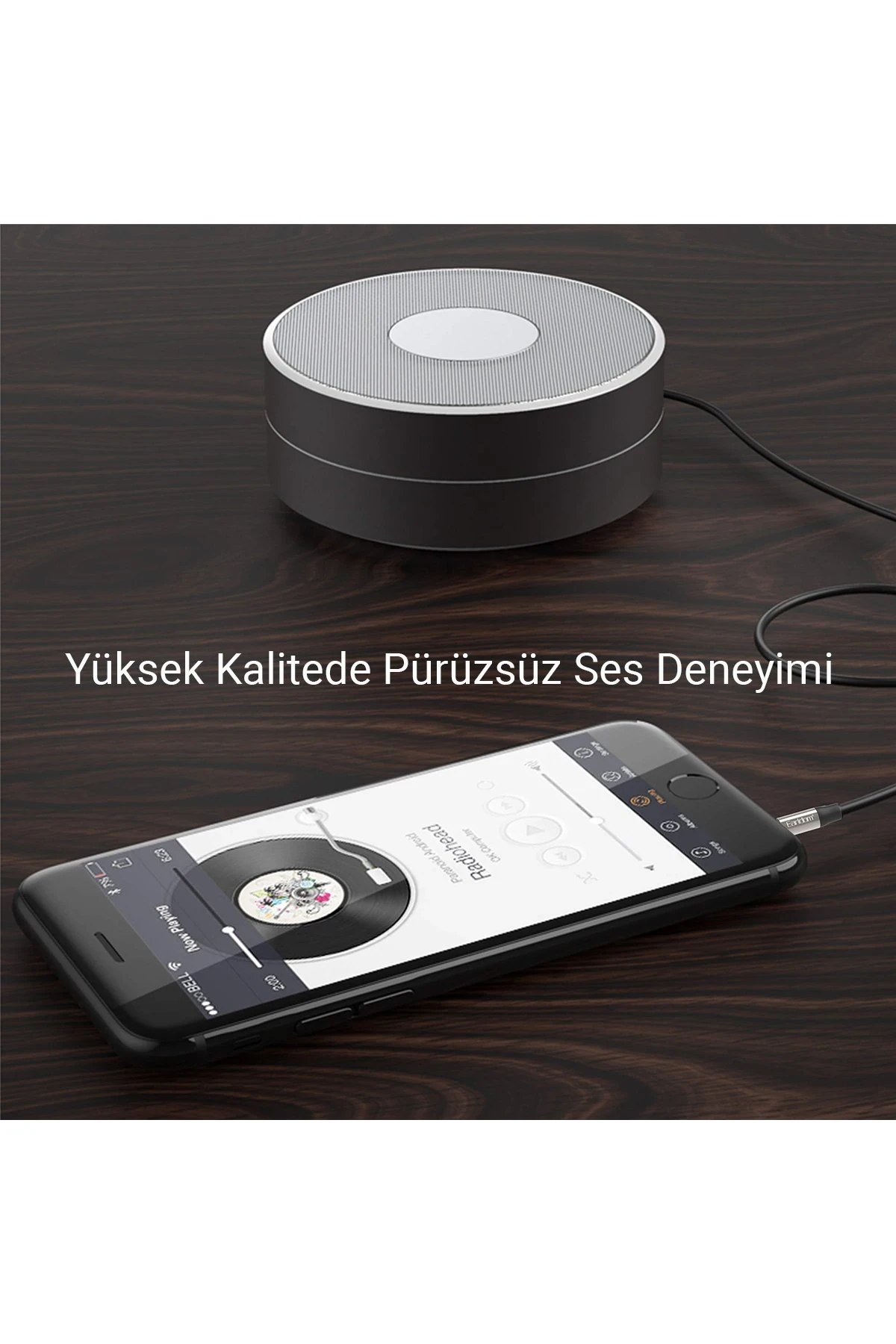 Earldom AUX46 Tak Çalıştır 1M 3.5mm Aux Kablo