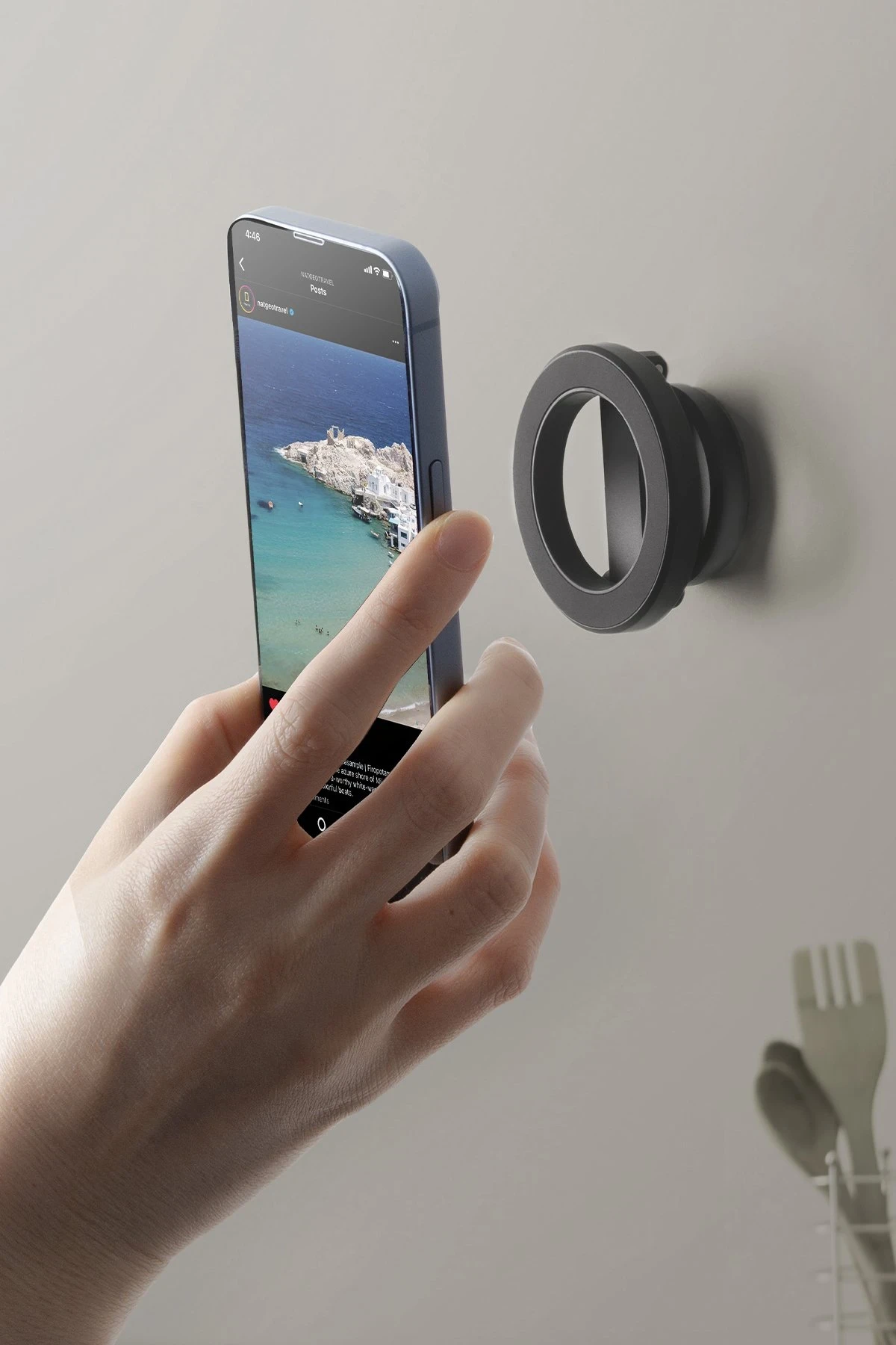 Uniq Velo 360 Dönen Universal Manyetik Telefon Tutucu