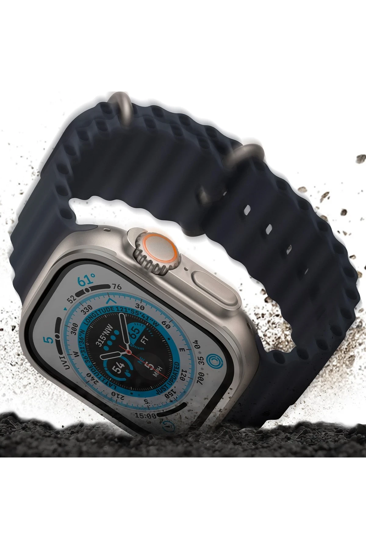 Uniq Watch Ultra 49mm Optix Duo Pro Anti Reflective Camlı Çelik Kasa Koruyucu