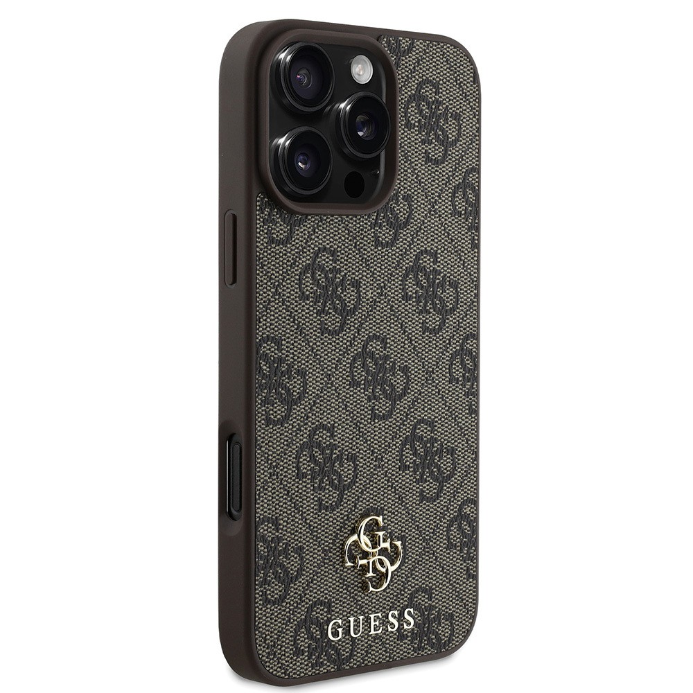 Apple iPhone 16 Pro Kılıf Guess Orjinal Lisanslı M-safe Şarj Özellikli Small 4G Classic Kapak