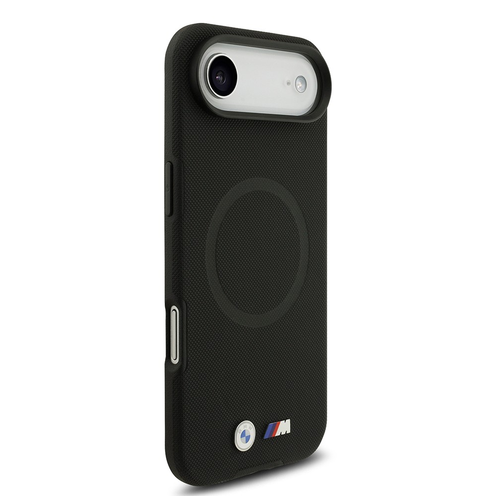 Apple iPhone 17 Air Kılıf BMW Orjinal Lisanslı M-safe Şarj Özellikli Metal Logolu Delikli M Dizayn Deri Kapak