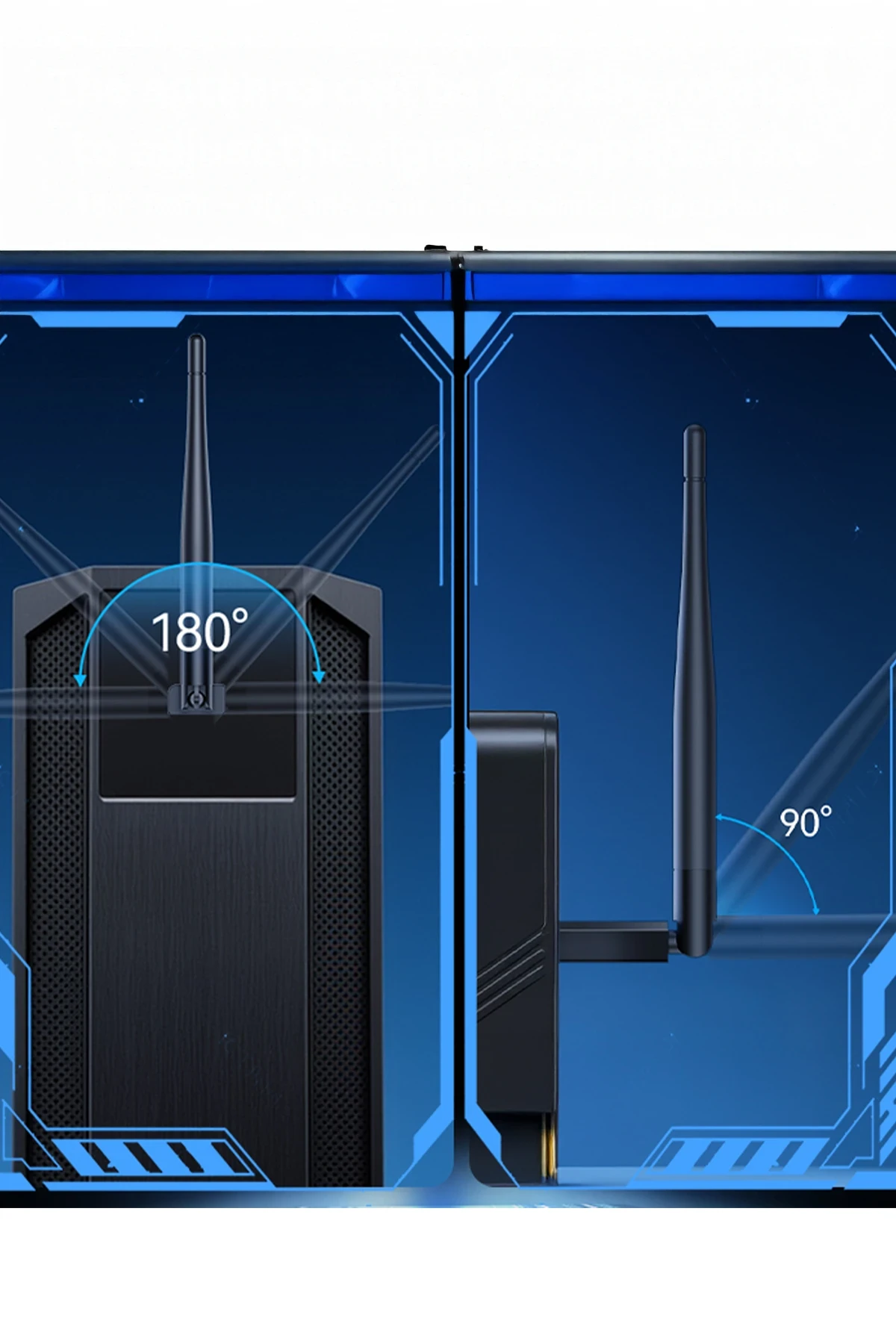Yesido WP11 2.4GHz Wifi 4 180 Metre Açık Alan Menzilli 150 MB/S Wifi Adaptör