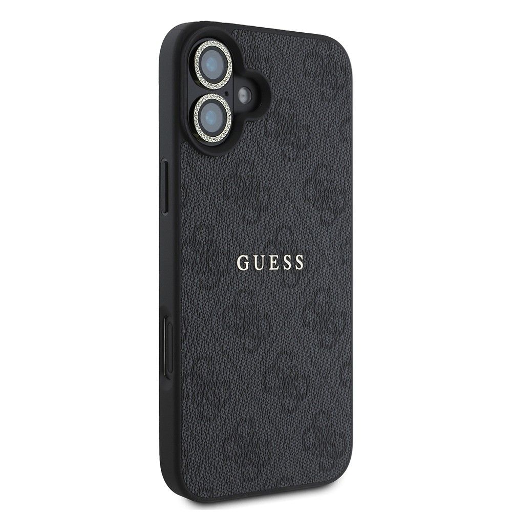 Apple iPhone 16 Guess Orjinal Lisanslı Kılıf + Ekran Koruyucu + Lens Koruyucu 3in1 Aksesuar Seti