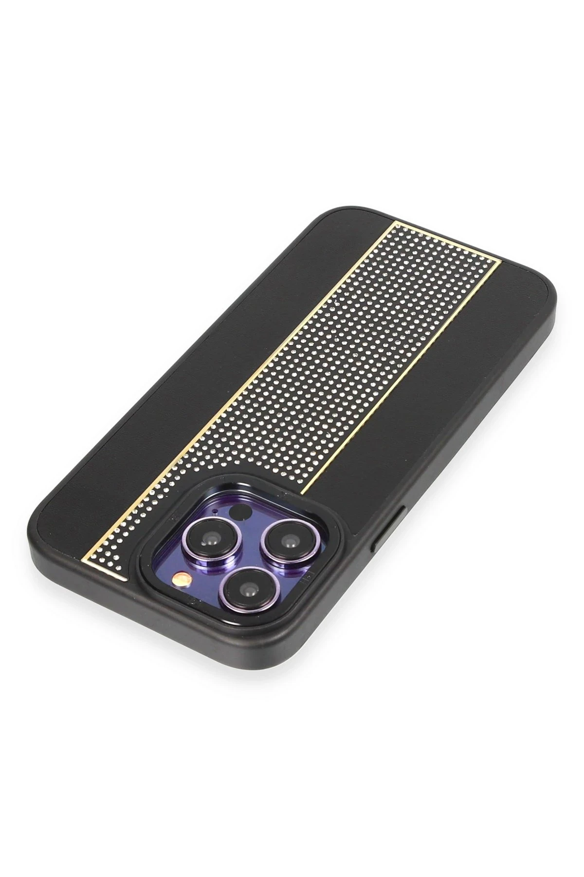 HDD iPhone 14 Pro Kılıf HBC-160 Almera Taşlı Kapak