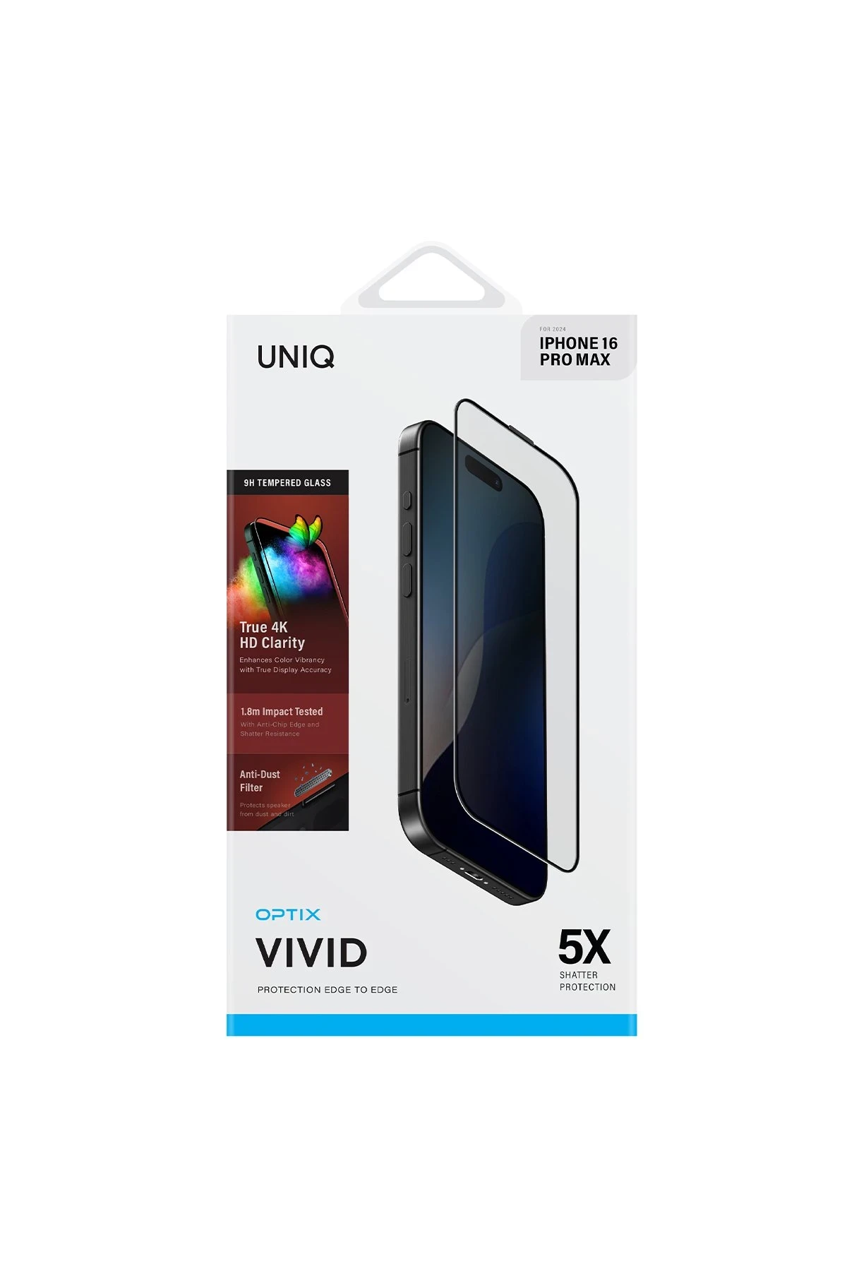 Uniq iPhone 16 Pro Max Optix Vivid Cam Ekran Koruyucu