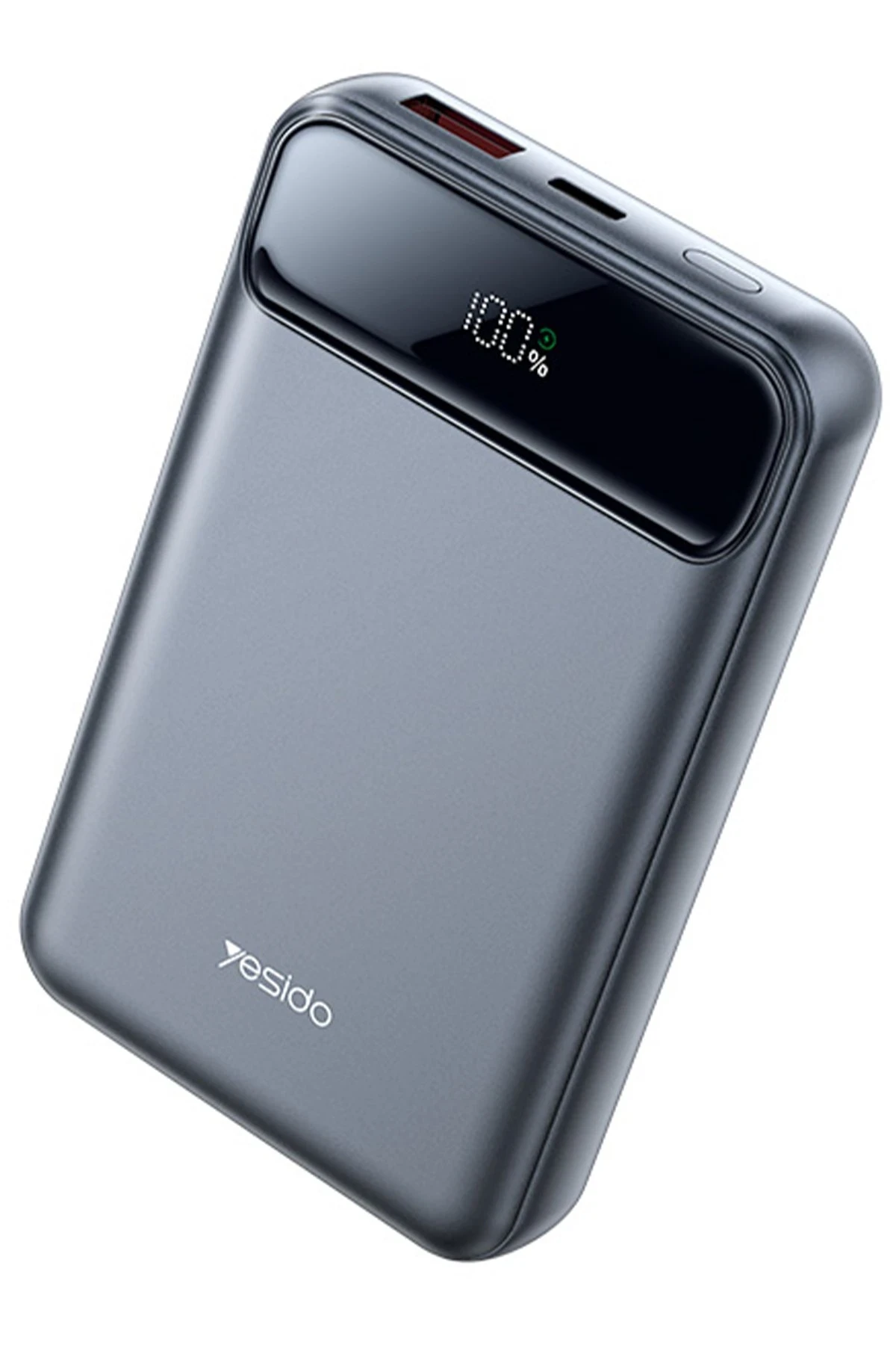 Yesido YP49 10.000 mAh Dijital Göstergeli 22.5W USB 3.0 / 20W Type-C Çıkışlı ve 15W Kablosuz Şarjlı PD Hızlı Şarj Magsafe Powerbank