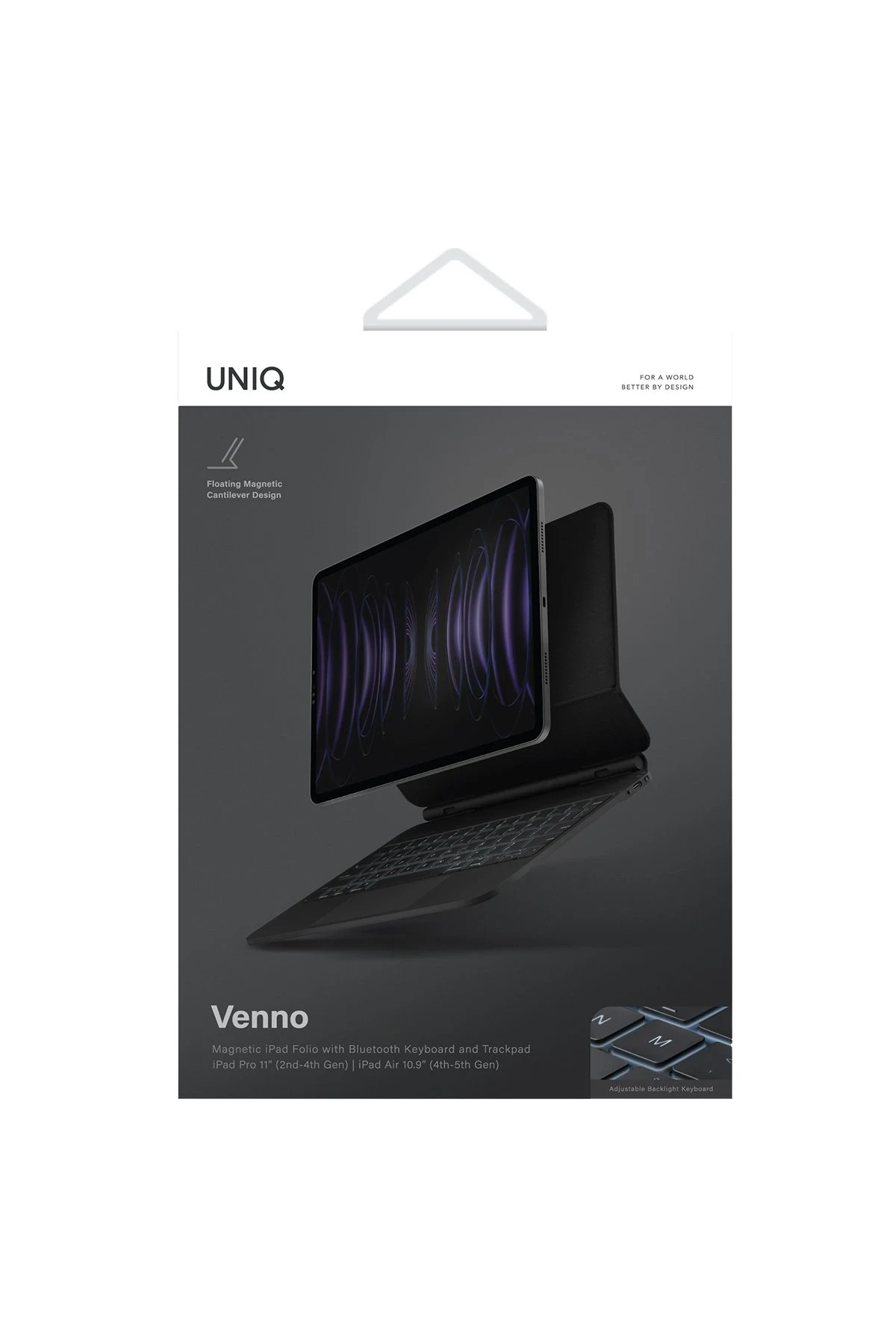 Uniq iPad Pro 11 (2022) Venno Manyetik Klavyeli Tablet Kılıfı