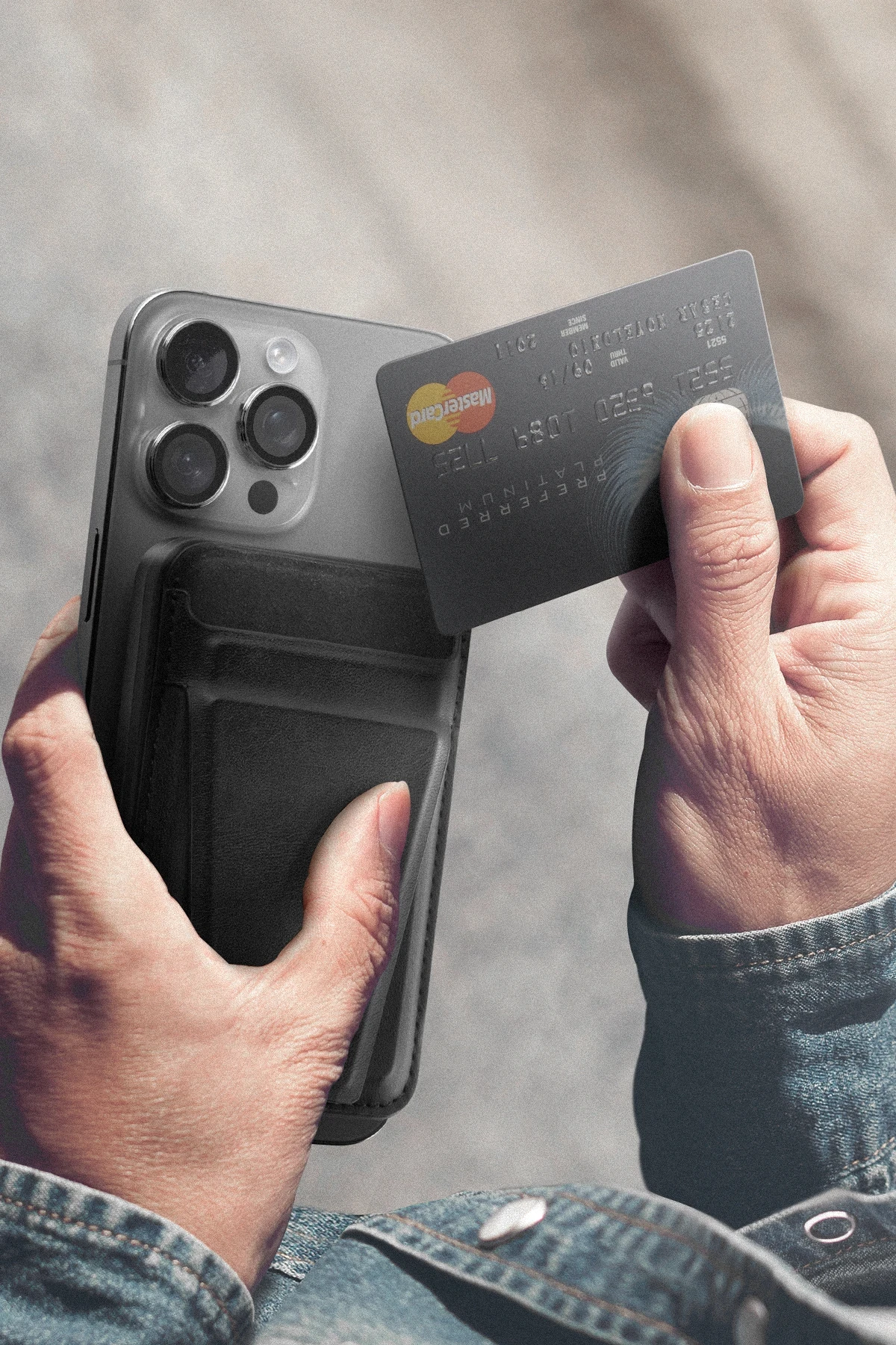 Energea MagWallet Card 10K 10.000 mAh 20W Type-C ve 15W Kablosuz Şarj Çıkışlı Ekstra Stant Özellikli Magsafe Kartlıklı PD Hızlı Şarj Magsafe Powerbank
