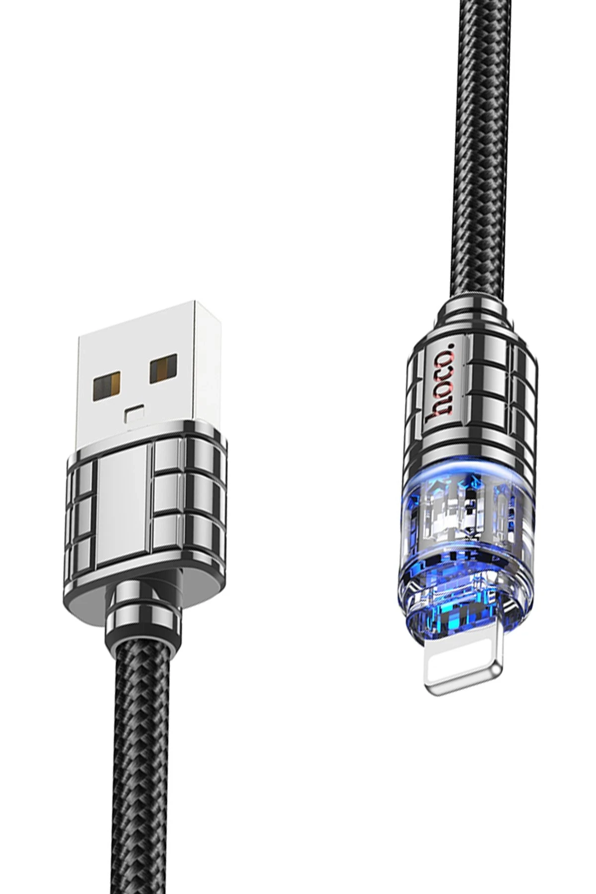 Hoco. U122 1.2M Lantern USB to Lightning Şarj Data Kablosu
