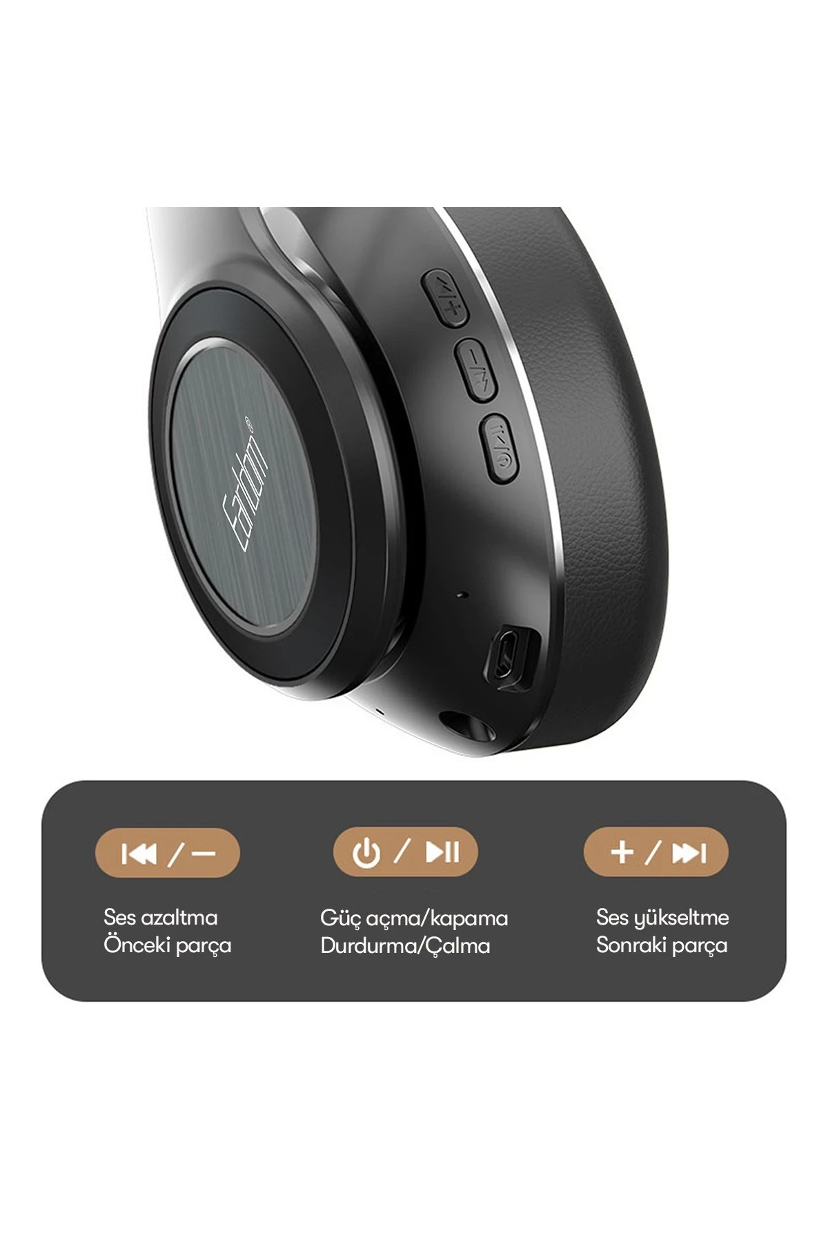 Earldom BH71 Kafaüstü Bluetooth Kulaklık