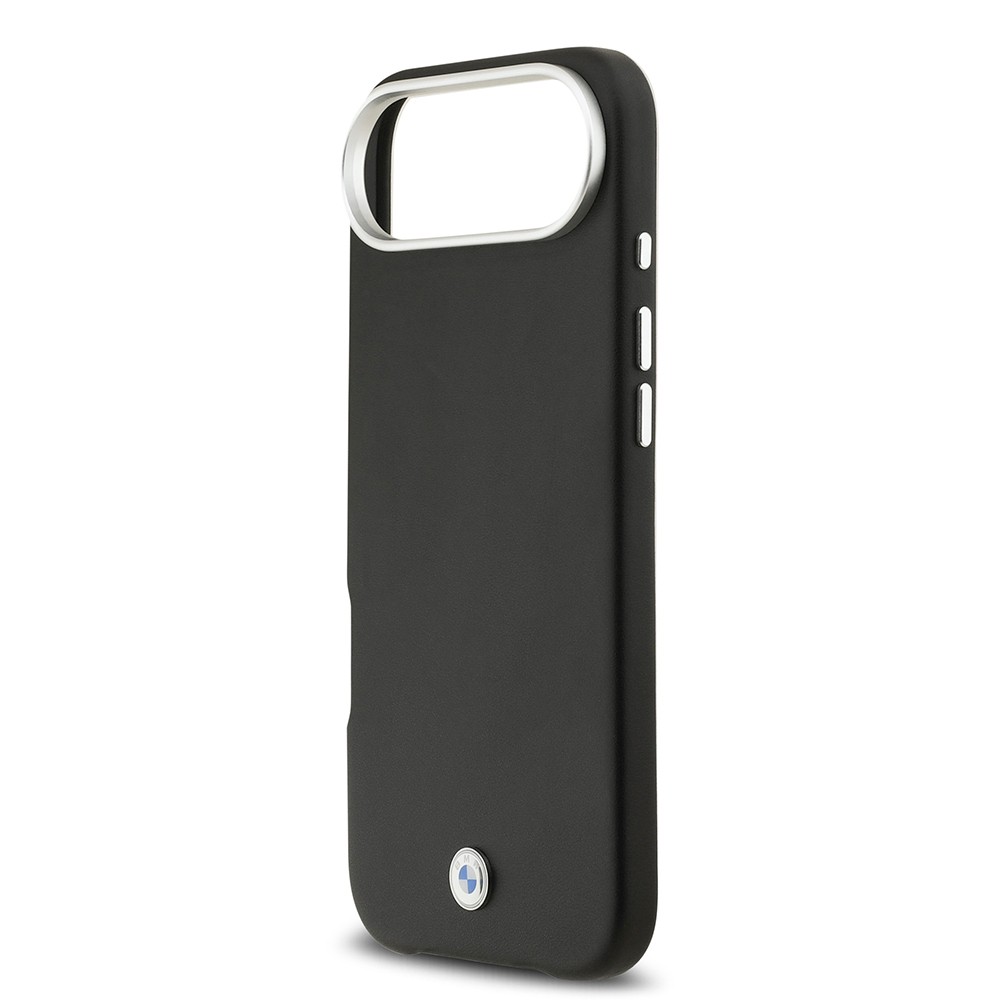 Apple iPhone 17 Air Kılıf BMW Orjinal Lisanslı M-safe Şarj Özellikli Metal Logolu Tam Kaplama Deri Kapak