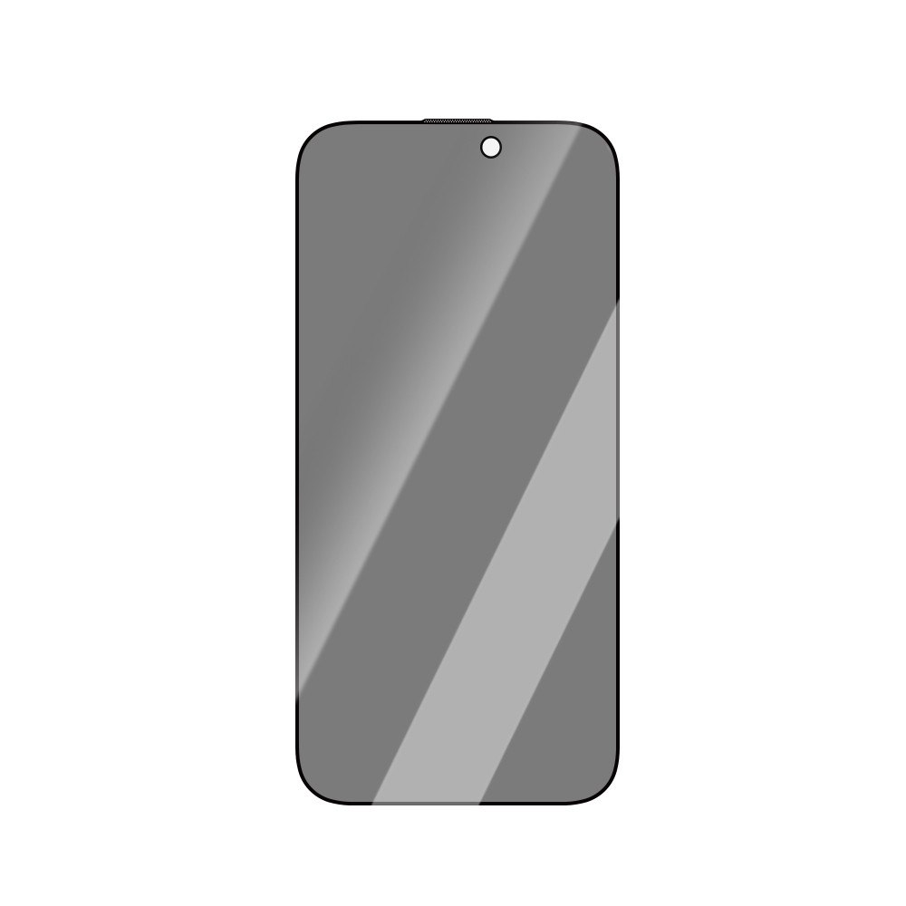 Apple iPhone 16 CaseWorld 0.25mm Privacy 3D Temperli Cam Ekran Koruyucu