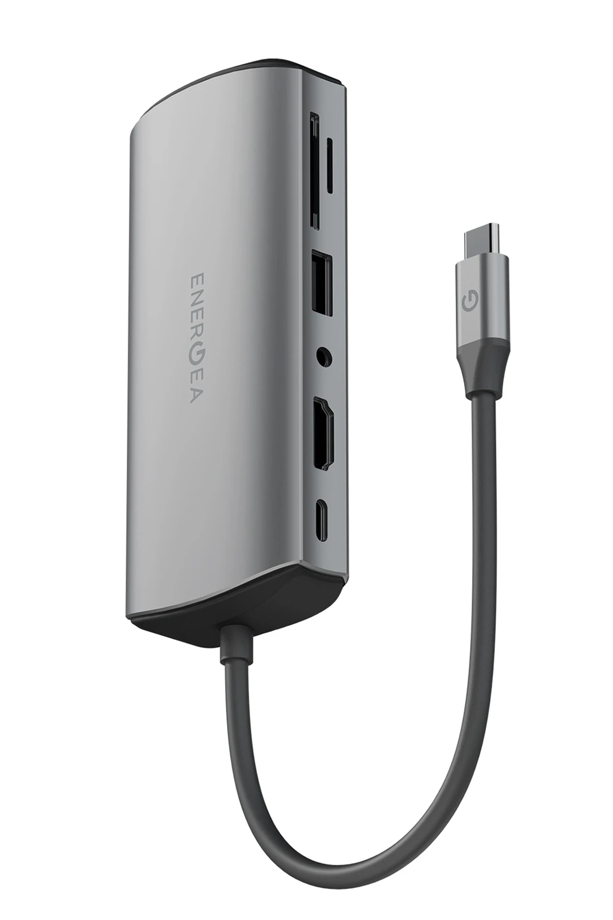Energea AluHub Max 100W Type-C PD Şarj Destekli 11in1 4K Hub Dönüştürücü