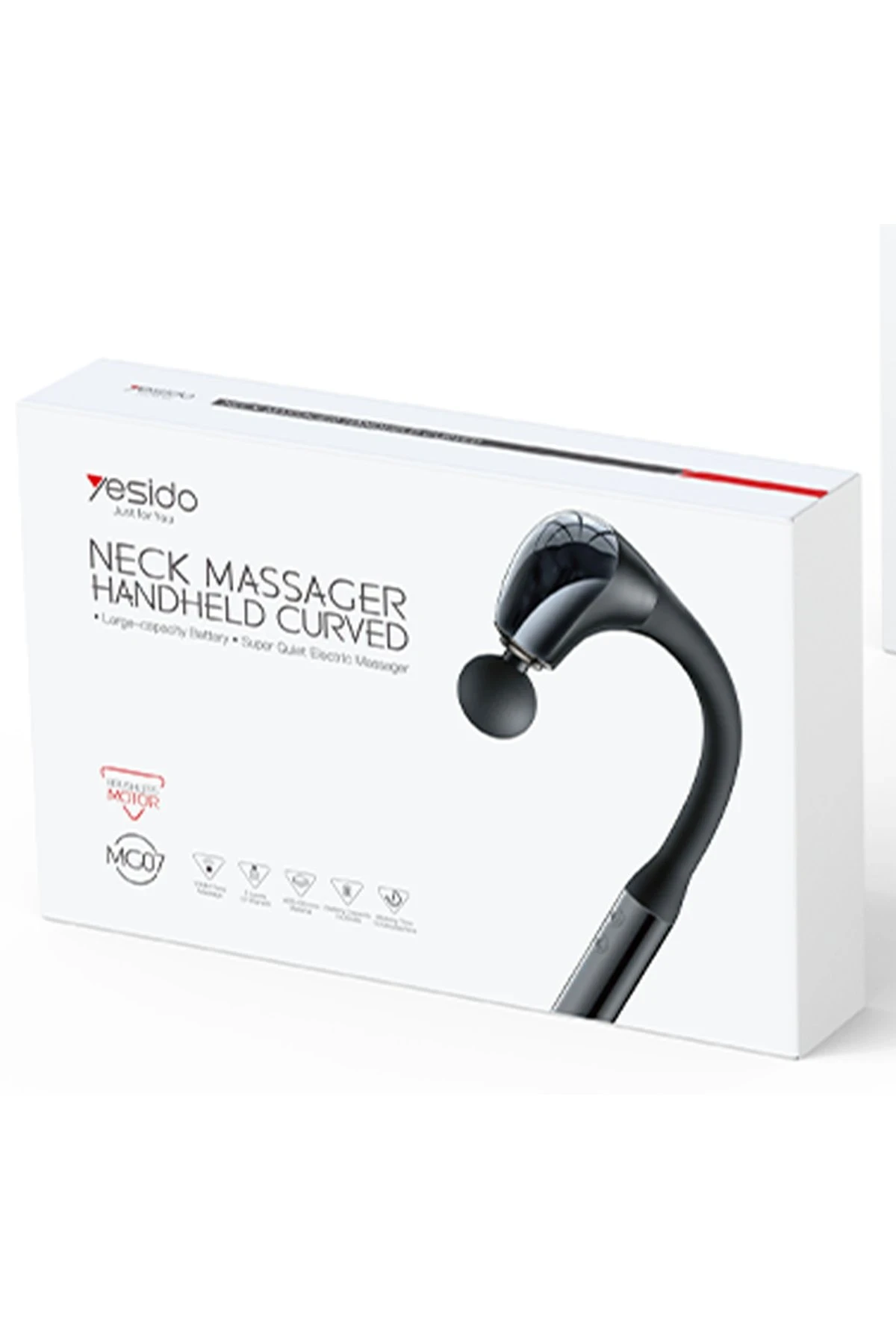 Yesido MG07 4 Adet Değişir Başlıklı 5 Seviyeli Masaj Aleti
