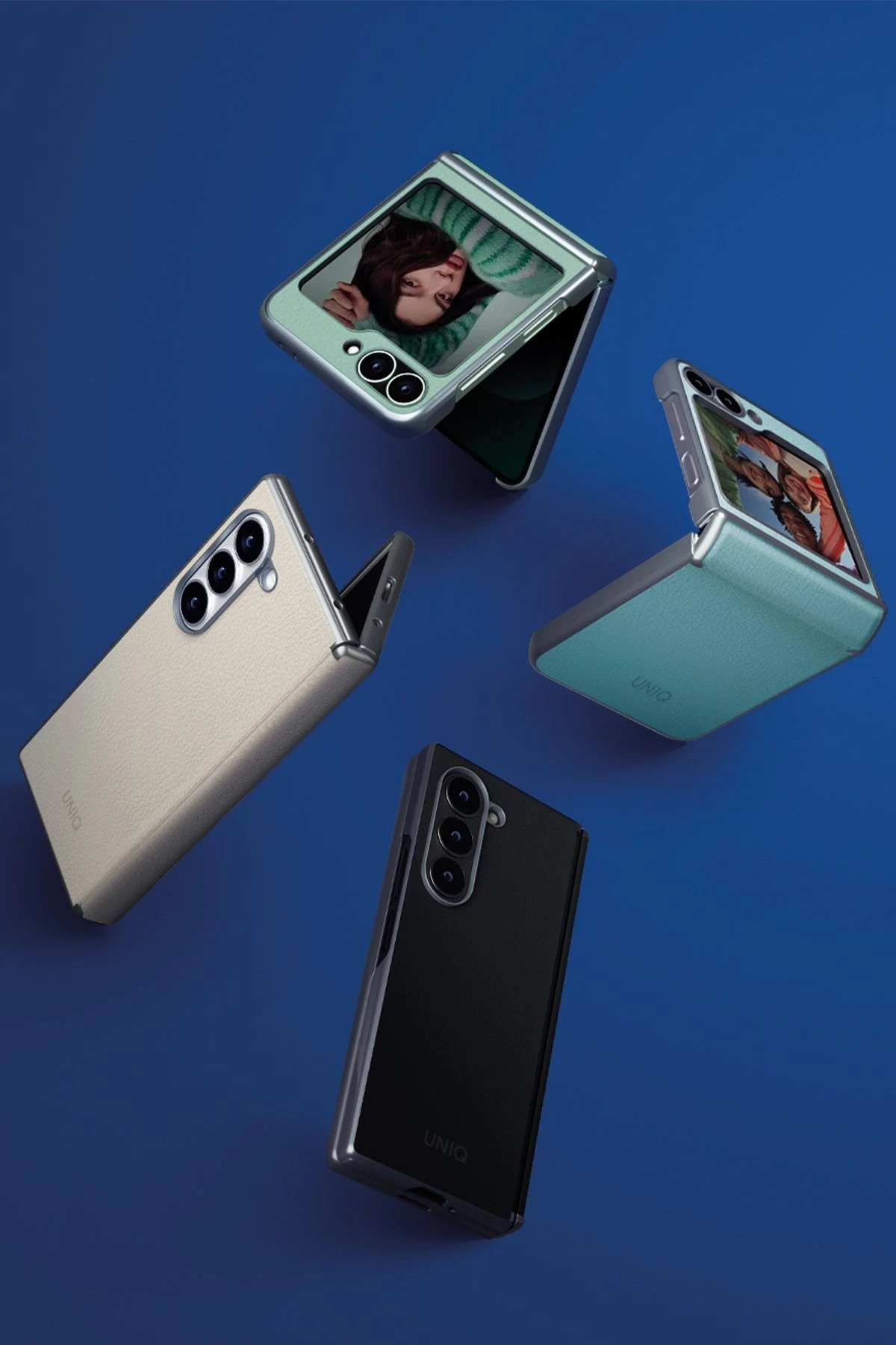 Uniq Samsung Galaxy Z Fold 6 Ora Katlanabilir Deri Kapak