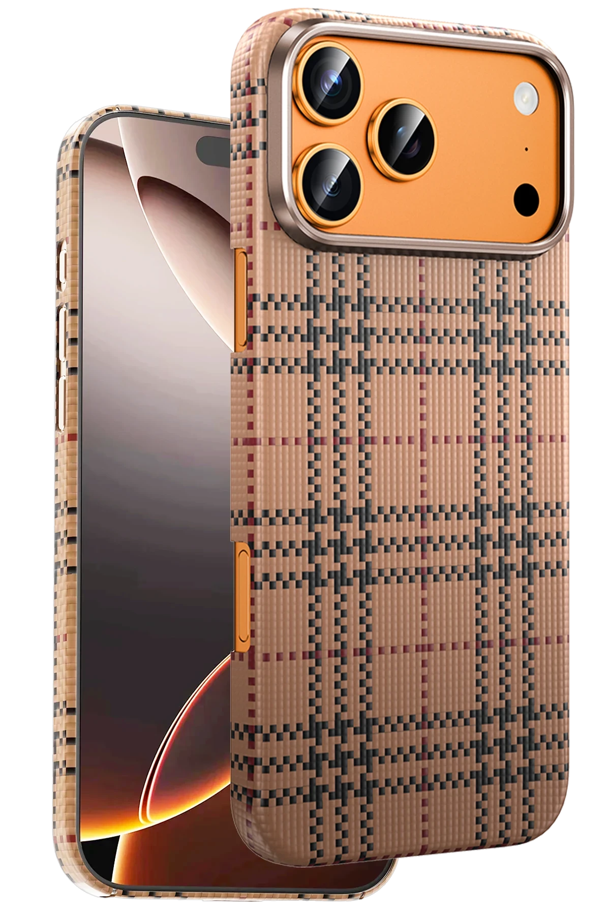 Keephone iPhone 17 Pro Max Scots Kevlar Magsafe Kılıf