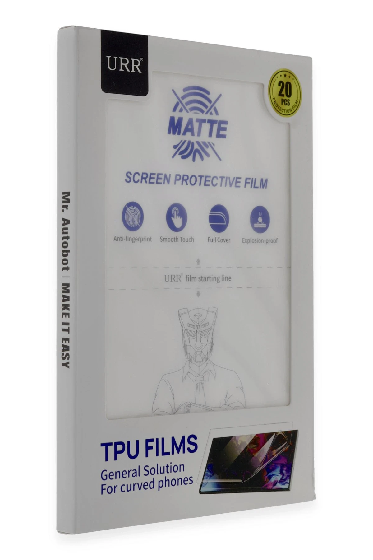 Urr Makine Mat Seramik Nano Ekran Koruyucu 20 Adet
