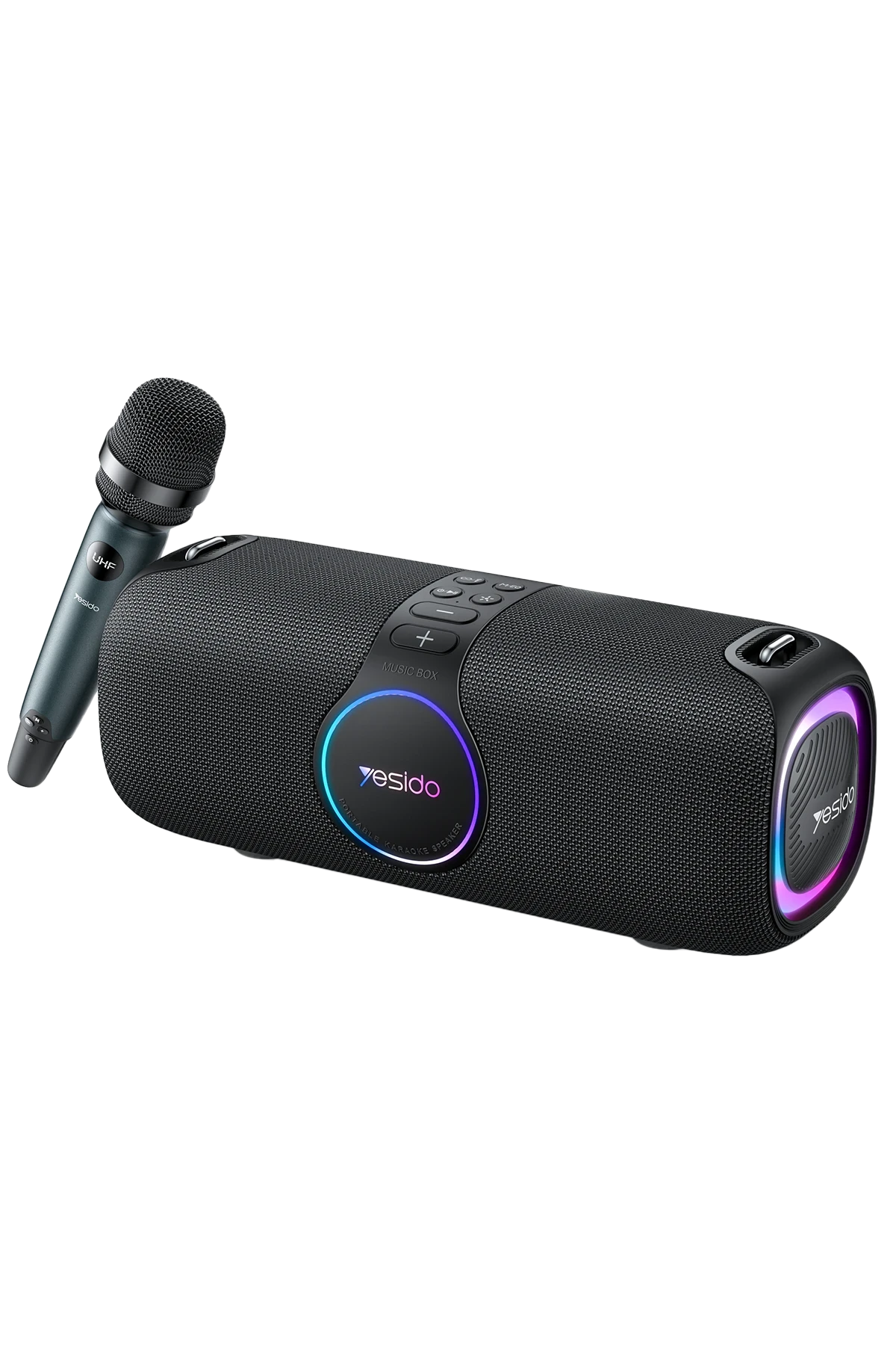 Yesido YSW21 2 Adet 40W ve 2 Adet 20W Dahili Hoparlörlü Harici Mikrofonlu BT 5.0 RGB Kablosuz Hoparlör