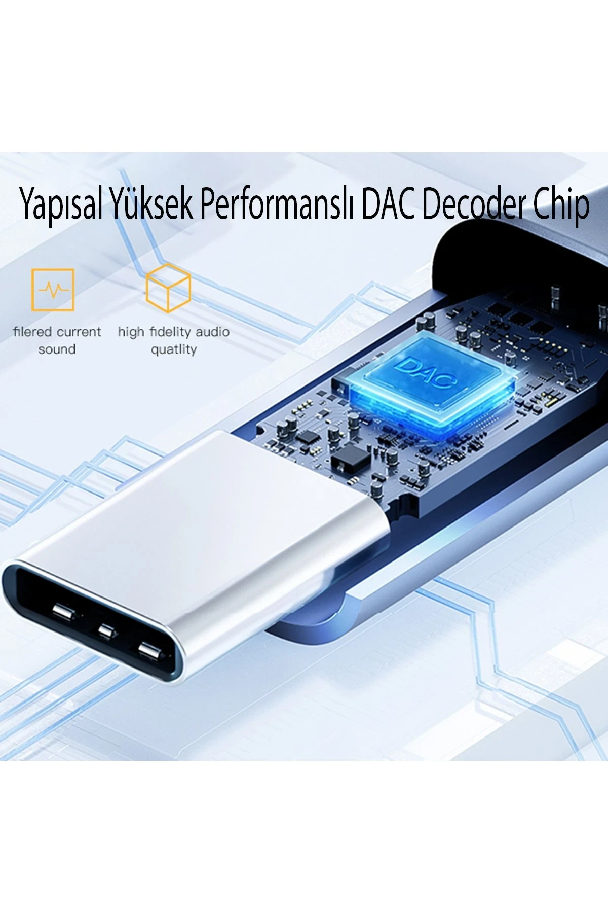 Yesido YAU36 Type-C to Aux Kablo 1M