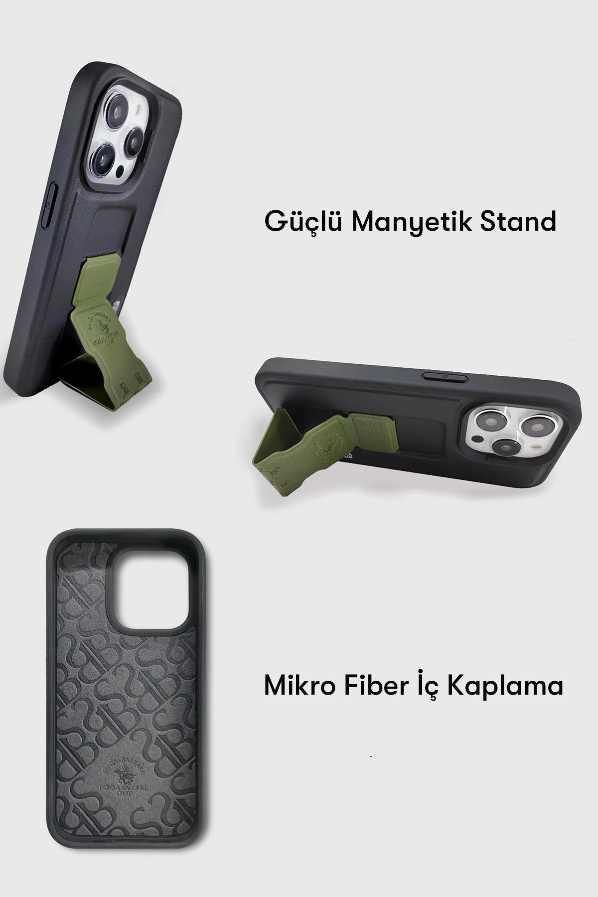 Santa Barbara Polo Racquet Club iPhone 13 Pro Max Parker Stand Kapak