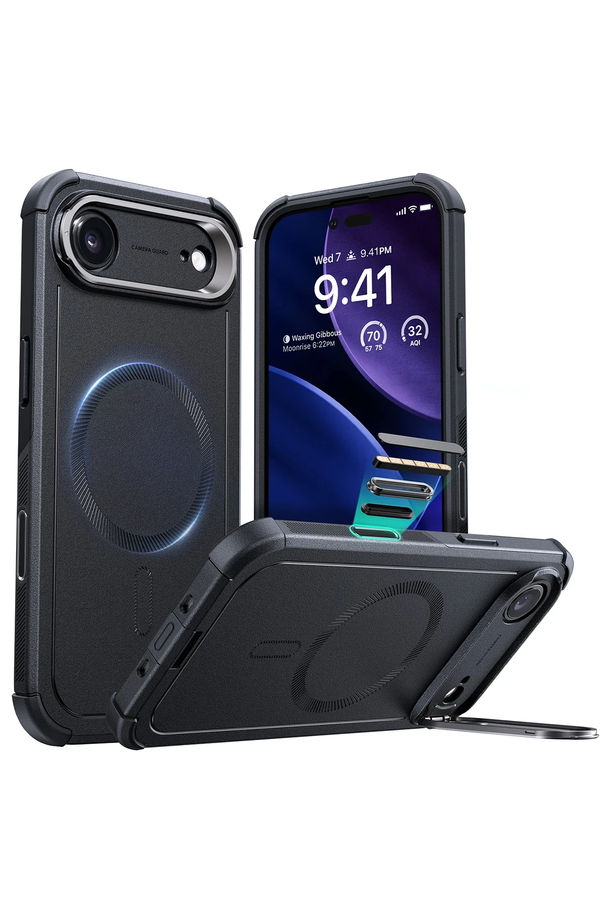 ESR Apple iPhone 17 Air Cyber Tough Magsafe Stantlı Kapak