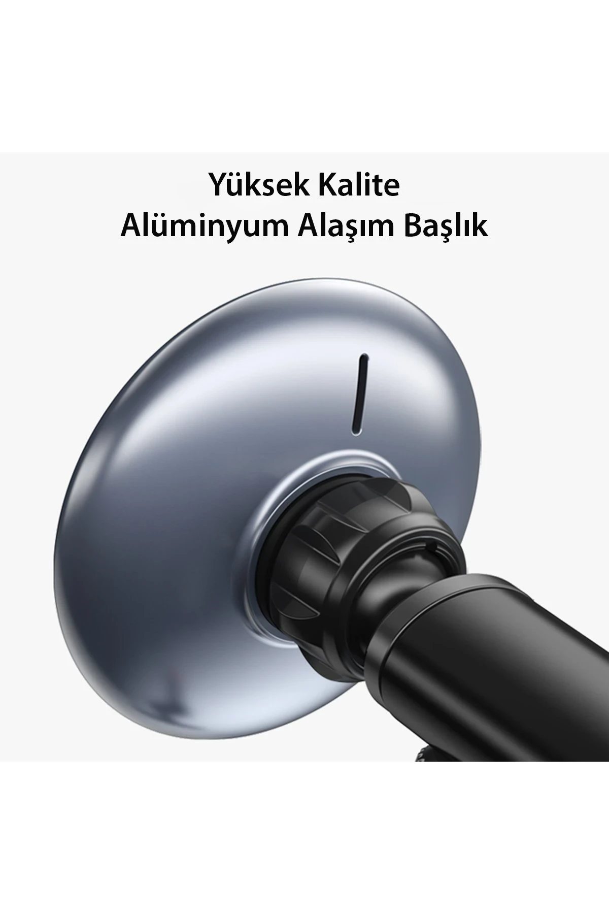 Yesido C132 15W Kablosuz Şarjlı Mıknatıslı Vantuzlu Ayarlanabilir Magsafe Araç Tutucu