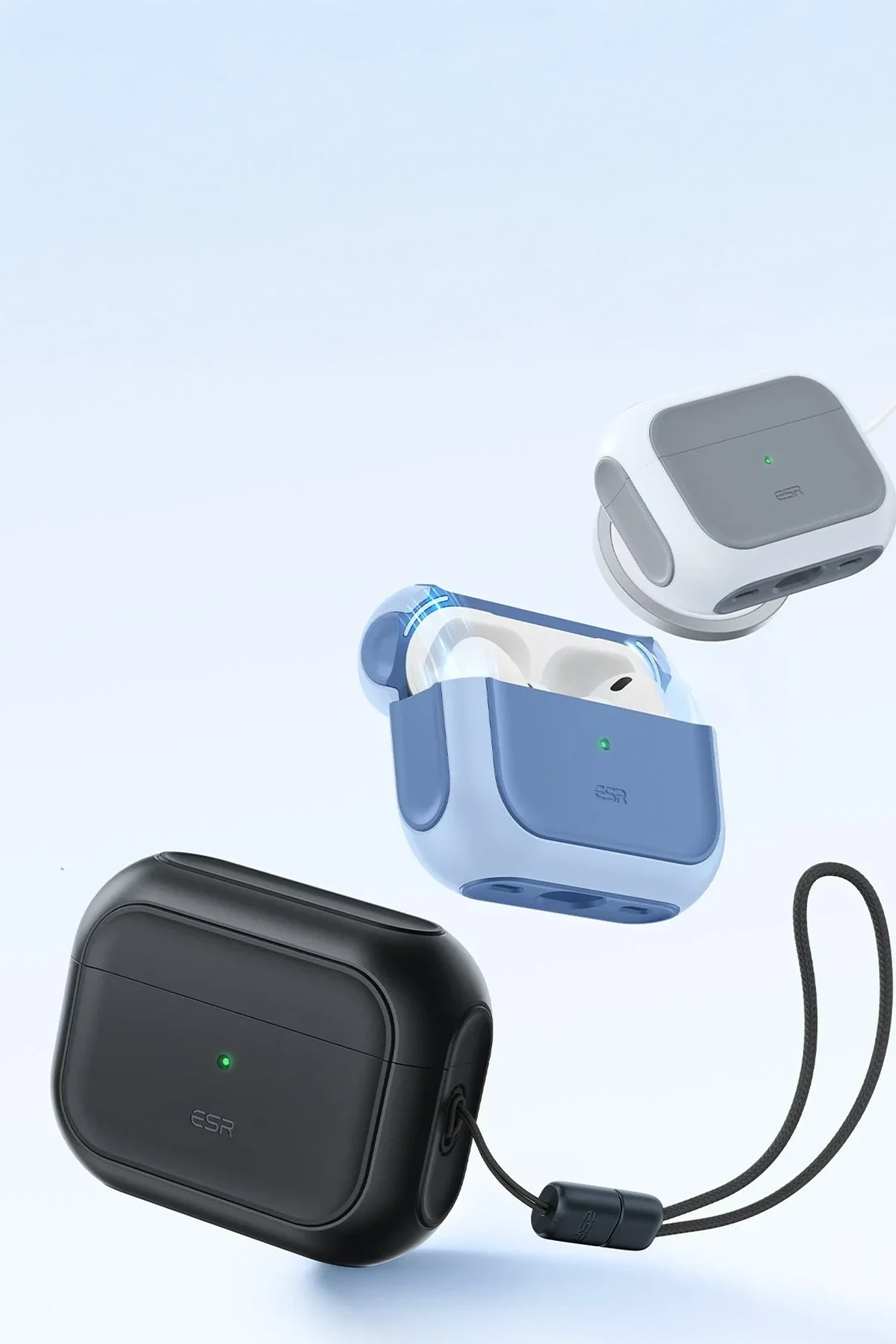 ESR Apple Airpods Pro 2 (2.Nesil) Orbit Hybrid Magsafe Şarj Destekli Kılıf